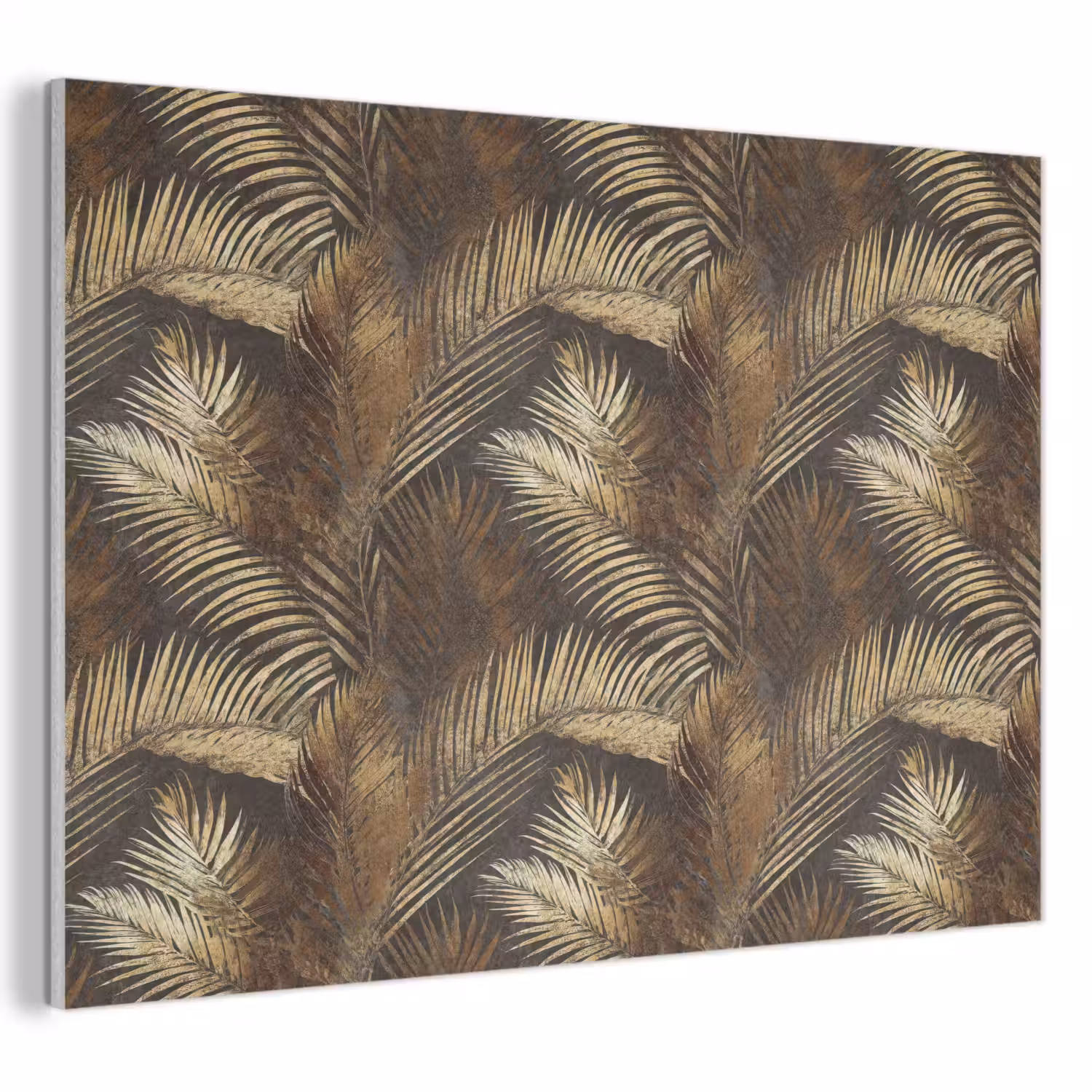 Tropisch - Bladeren - Goud PET vilt klein 837 -3d