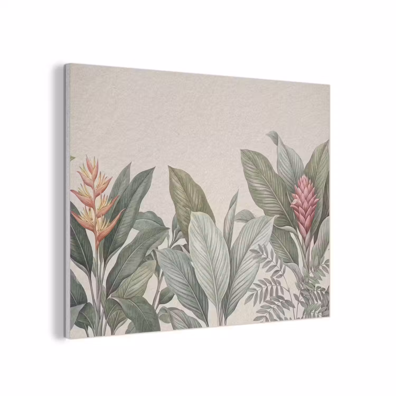 Tropisch - Planten - Modern - Groen PET vilt klein -3d