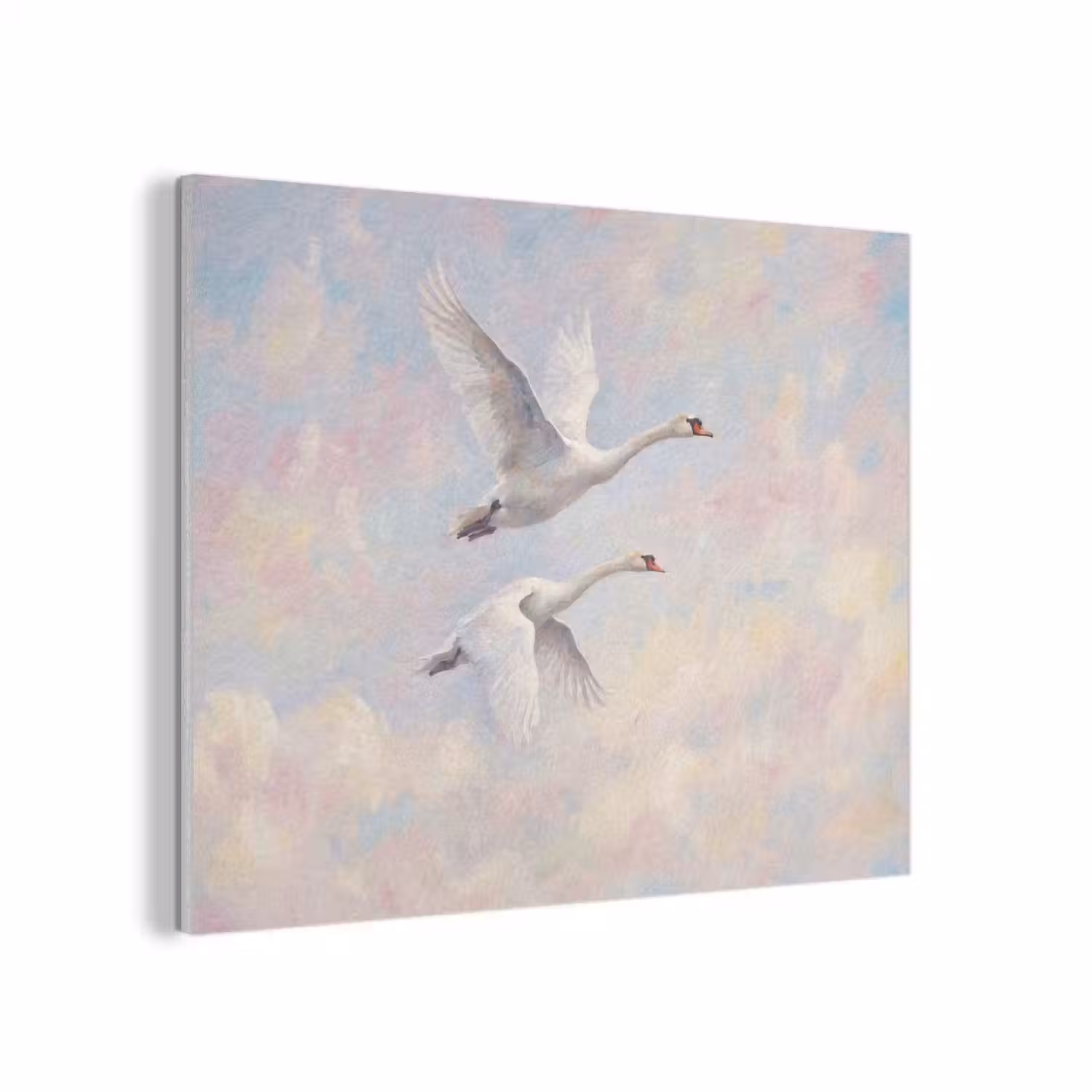 Vogel - Vliegend - Lucht - Modern - Pastel PET vilt klein -3d