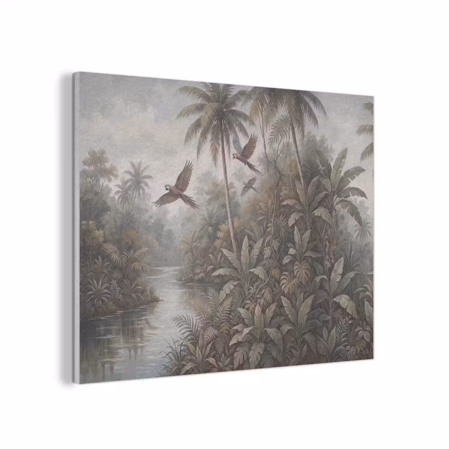 Vogel - Vliegend - Tropisch - Landschap - Klassiek PET vilt klein -3d