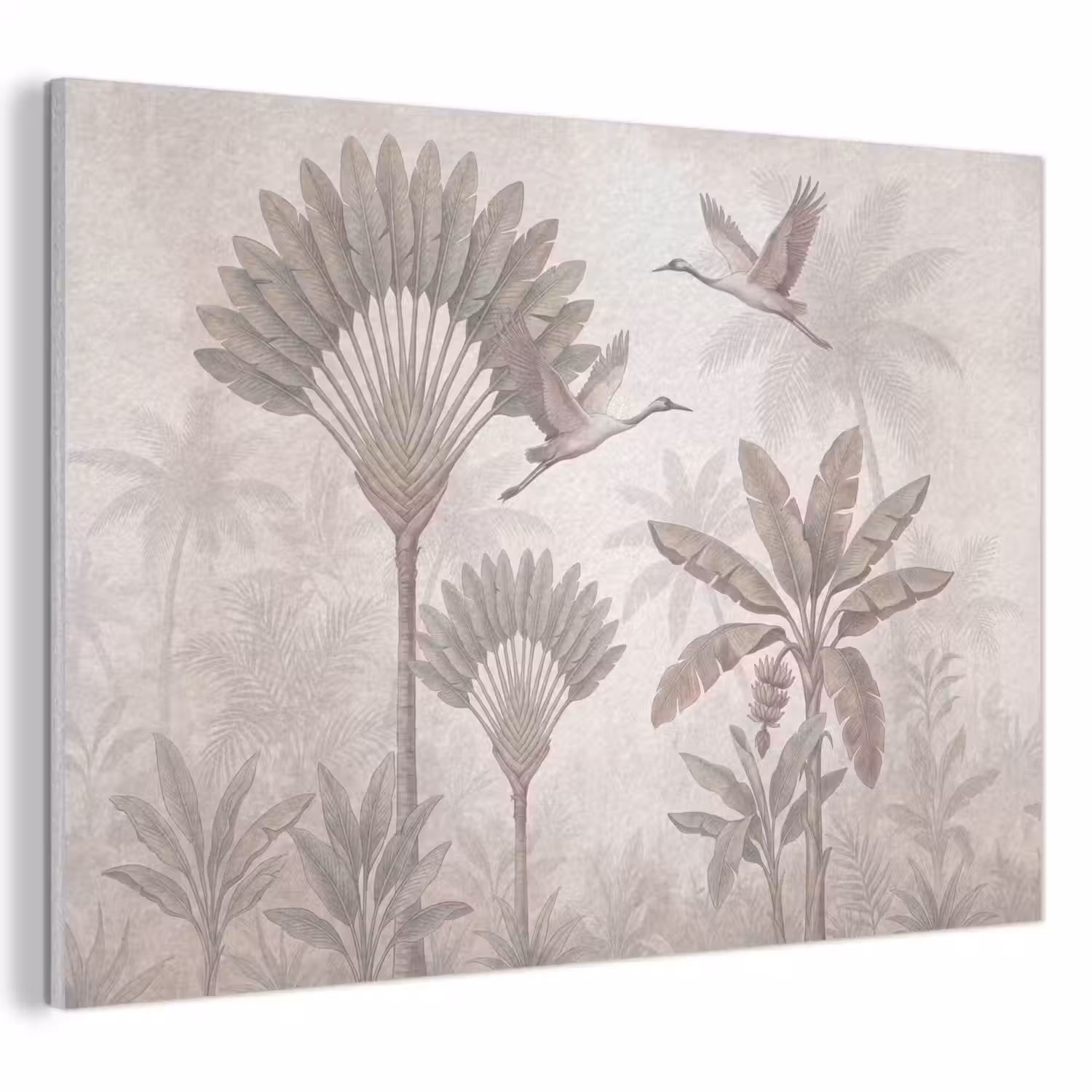 Vogel - Tropisch - Jungle - Natuur - Beige PET vilt klein -3d