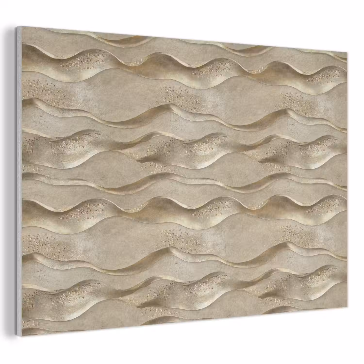 Golven - Patroon - Goud PET vilt klein 837 -3d