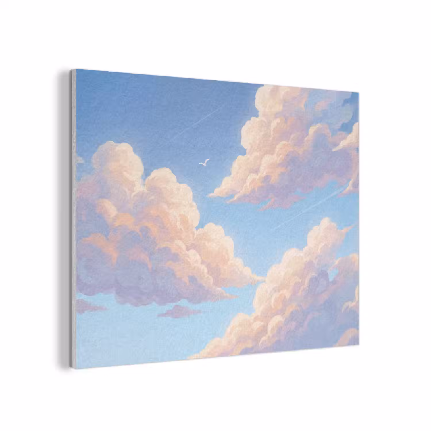 Wolken - Lucht - Natuur - Blauw PET vilt klein -3d