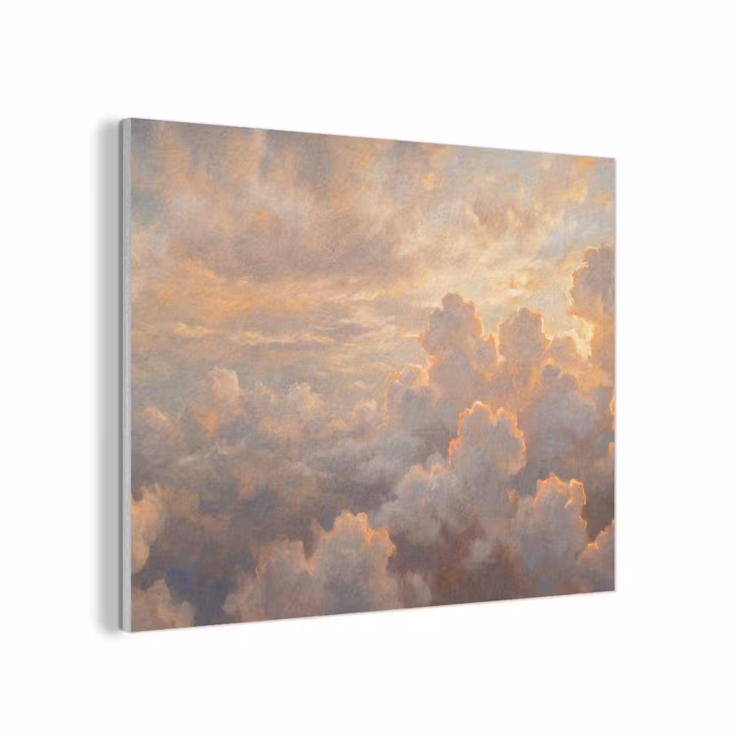 Wolken - Zonsondergang - Natuur - Abstract - Goud PET vilt klein -3d