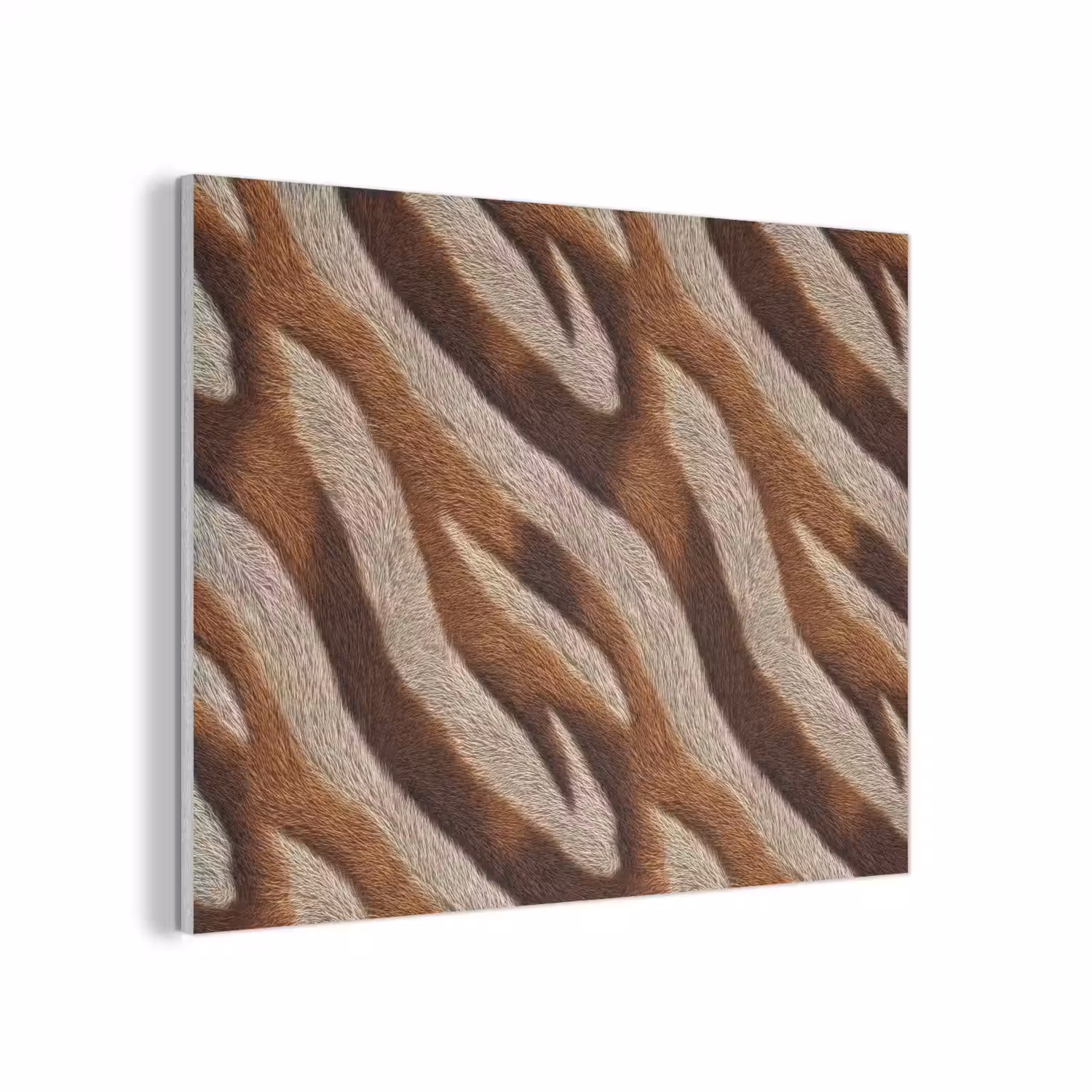 Zebra - Bruin - Patroon PET vilt klein 837 -3d