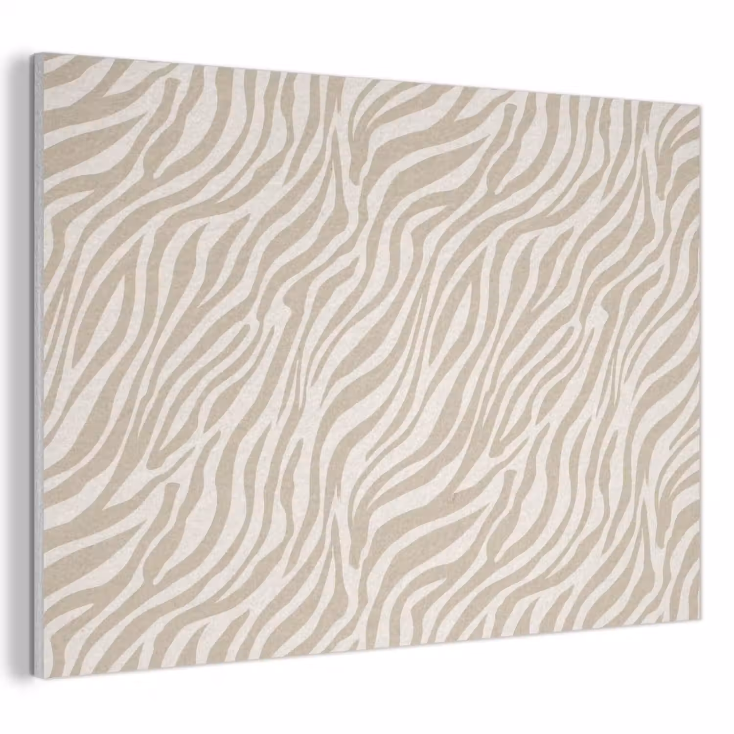 Zebra - Patroon - Beige PET vilt klein 837 -3d