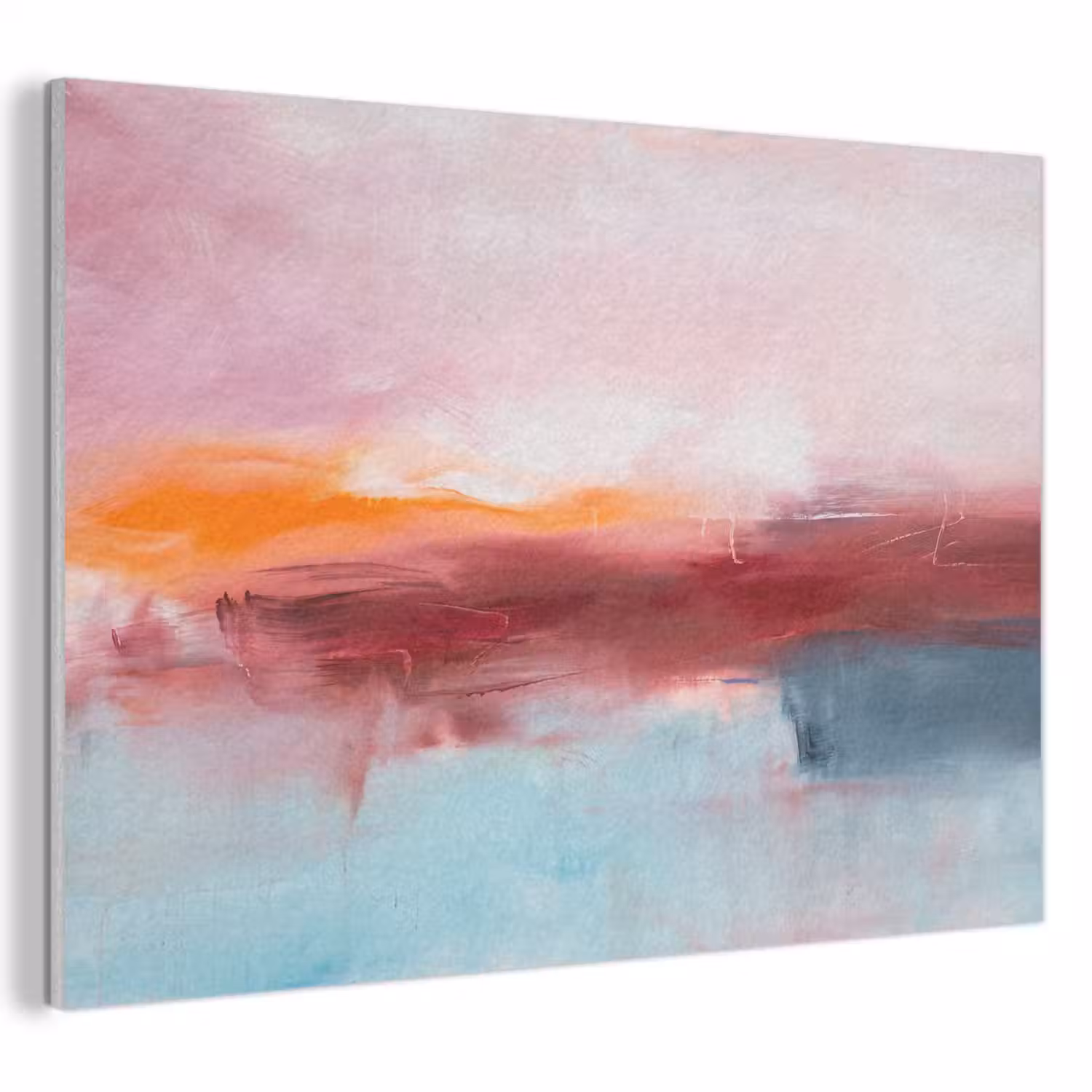 Abstract - Kleuren - Modern - Kunst - Roze PET vilt klein -3d