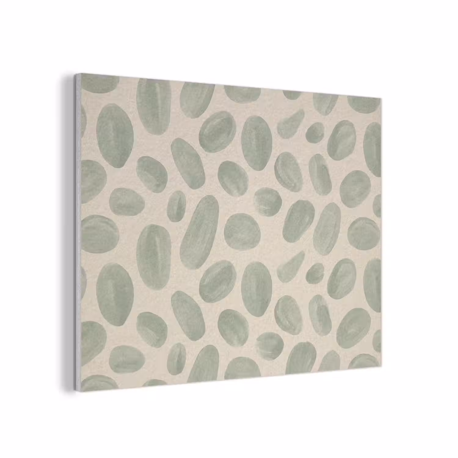 Abstract - Patroon - Organisch - Groen - Modern PET vilt klein -3d