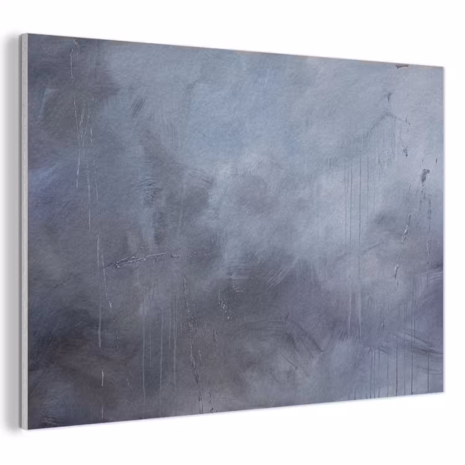 Abstract - Kwaststreken - Modern - Kunst - Grijs PET vilt klein -3d