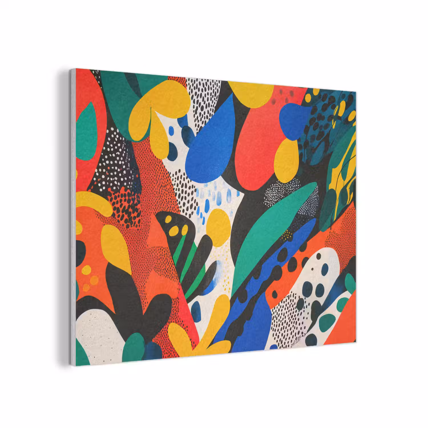 Abstract - Planten - Vormen - Kleurrijk PET vilt klein -3d