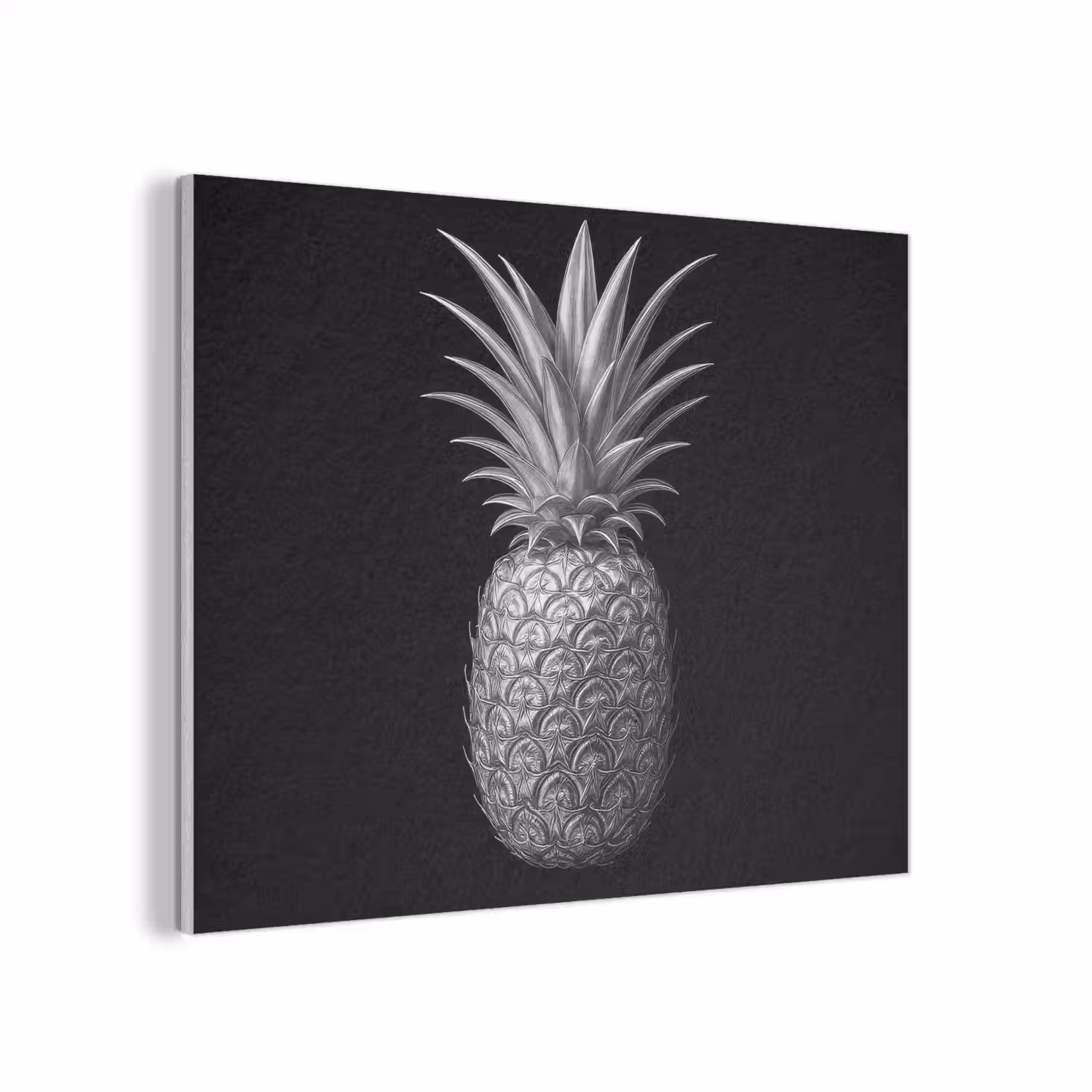 Ananas - Gedetailleerd - Bladeren PET vilt klein -3d