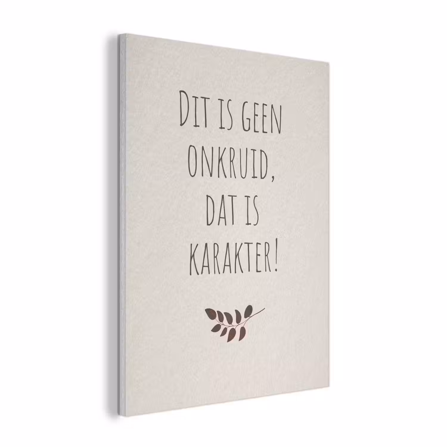 Bruin - Minimalistisch - Quote - Zomer PET vilt klein -3d