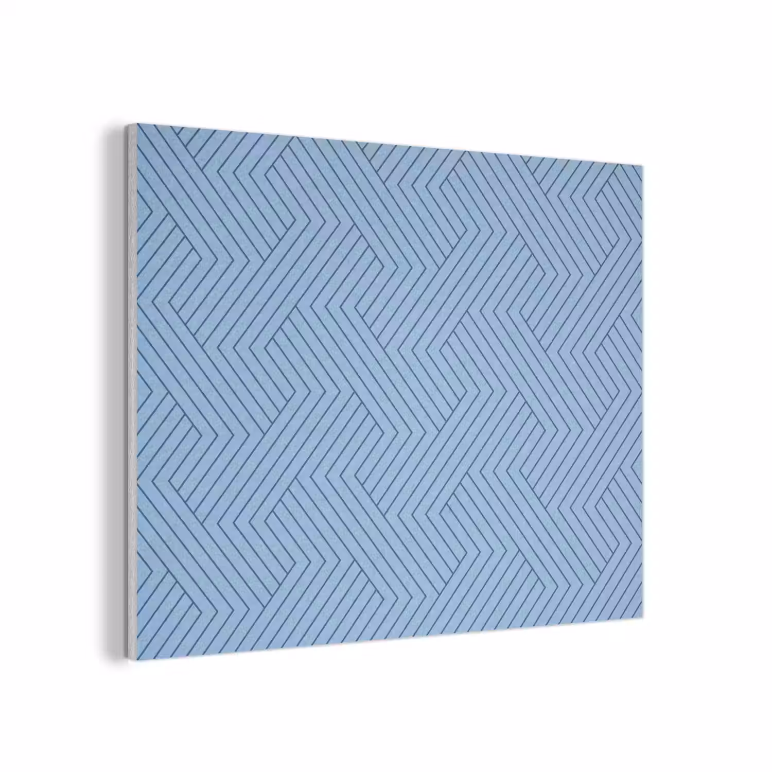 Donkerblauw - Patroon - Lijnen PET vilt klein 837 -3d