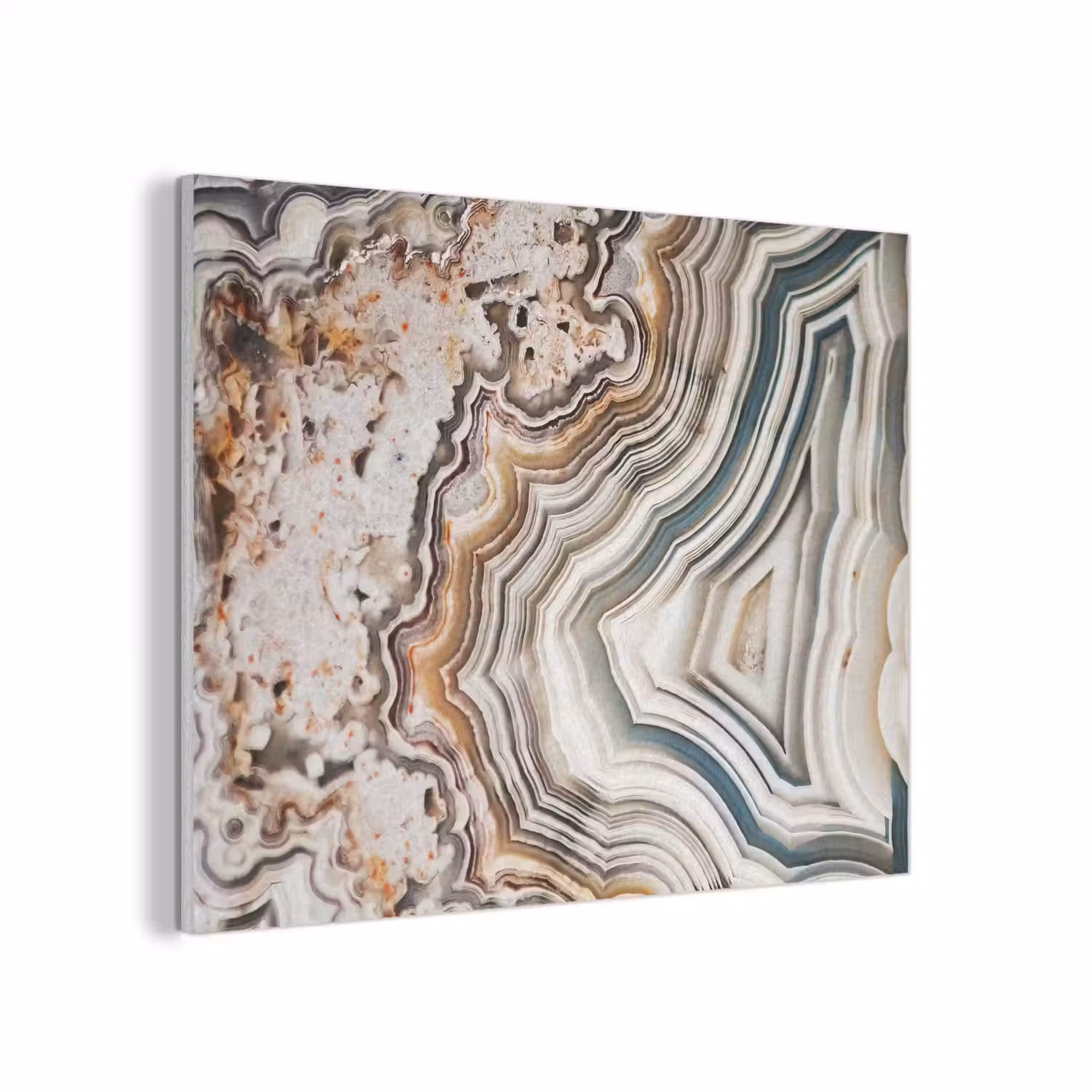 Edelsteen - Marmer - Natuur - Abstract PET vilt klein -3d