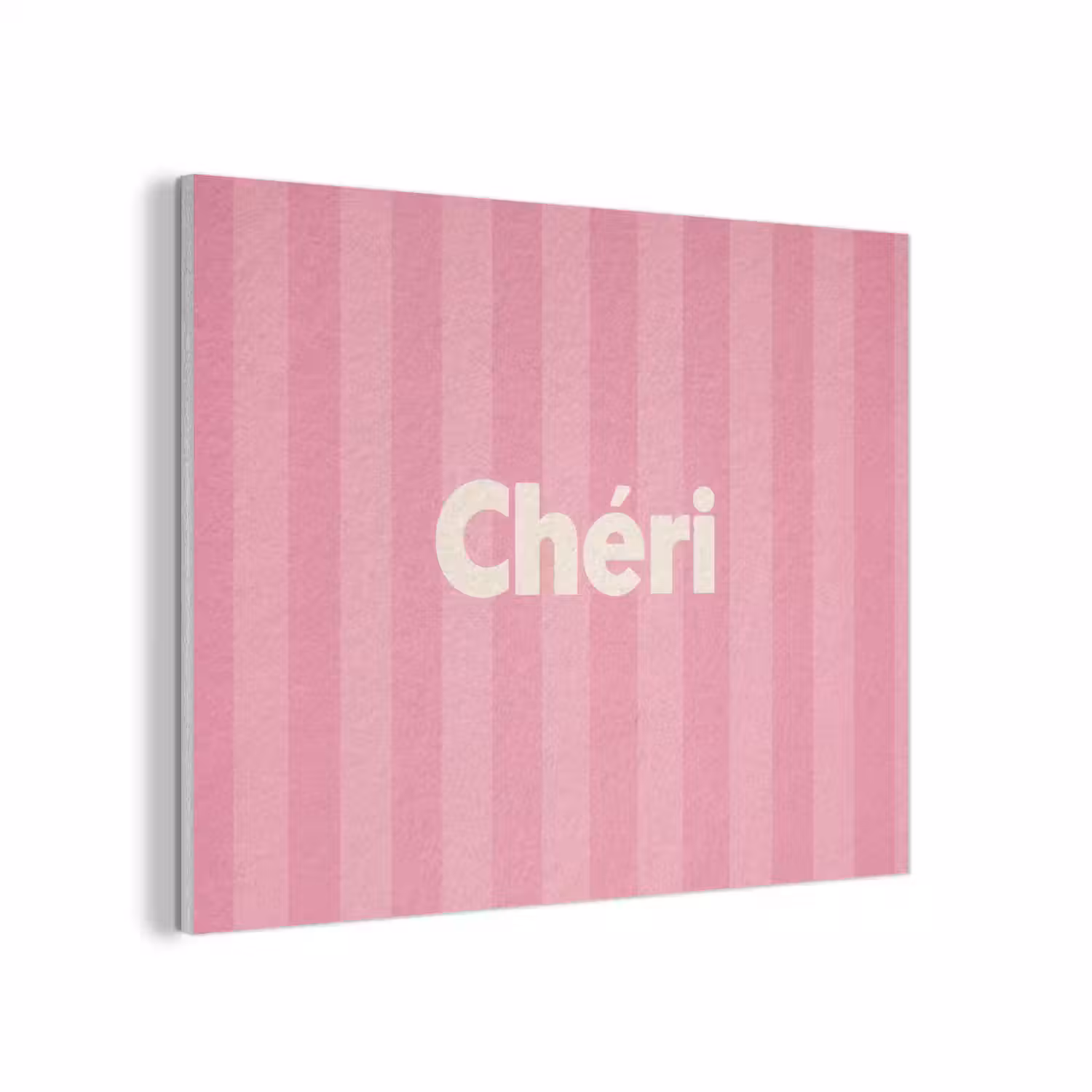Gestreept - Roze - Chéri PET vilt klein -3d