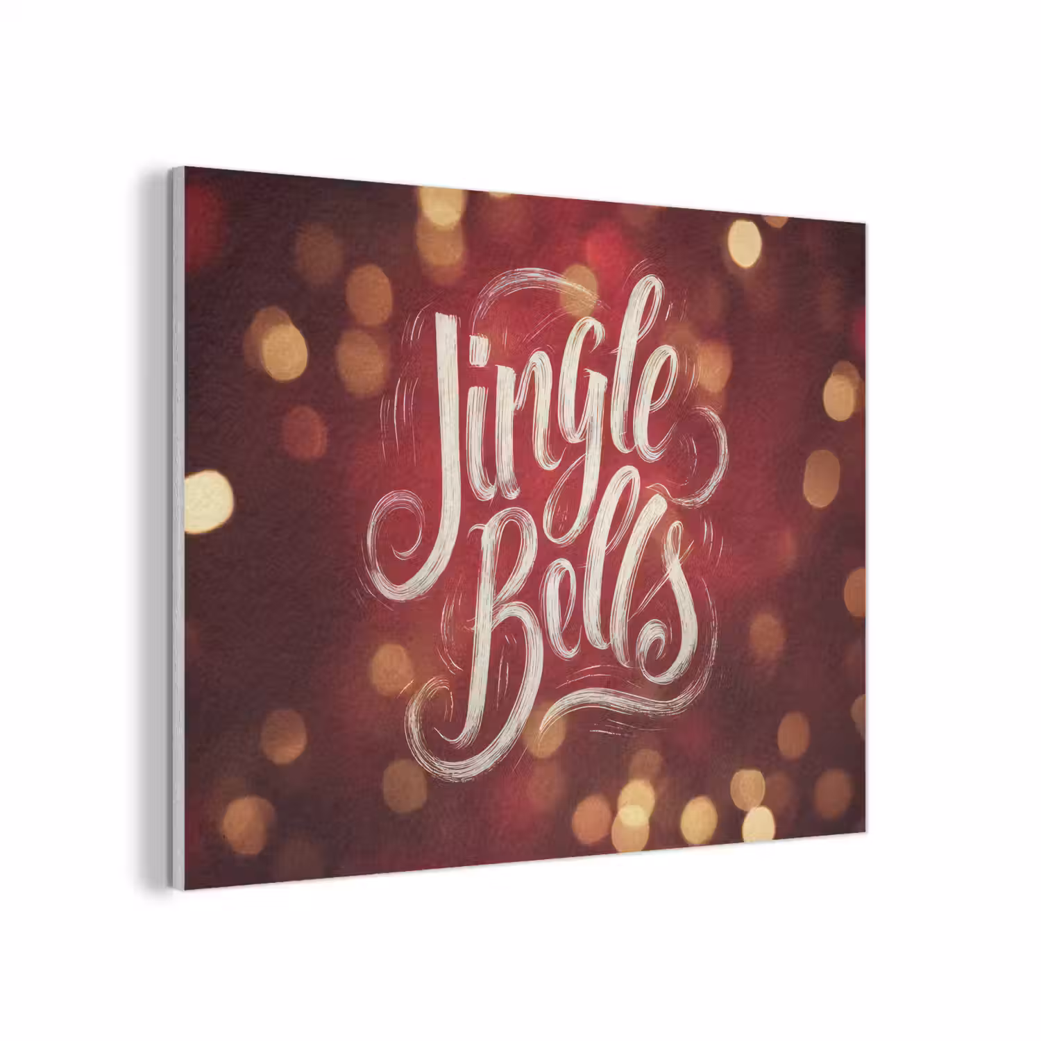 Jingle - Bells - Kerst - Rood PET vilt klein -3d