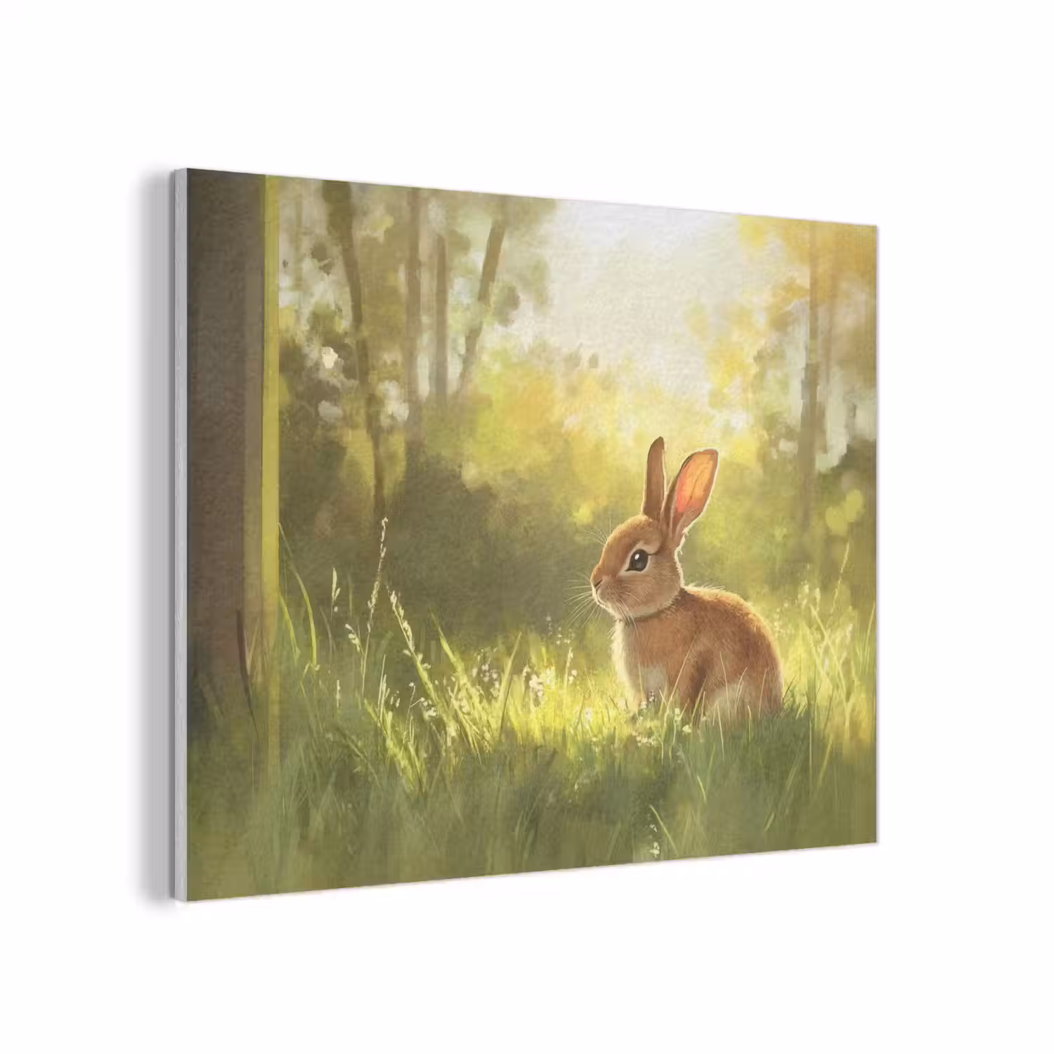 Konijn - Zonlicht - Bos PET vilt klein -3d