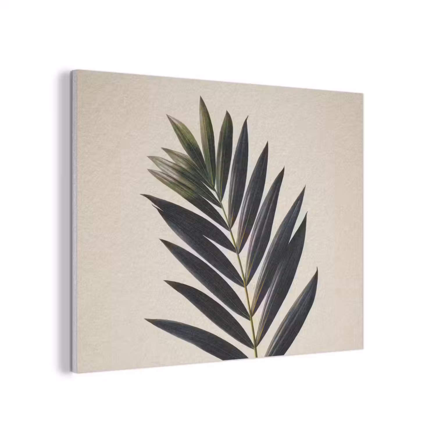 Palmblad - Donkere bladen - Subtiel PET vilt klein -3d
