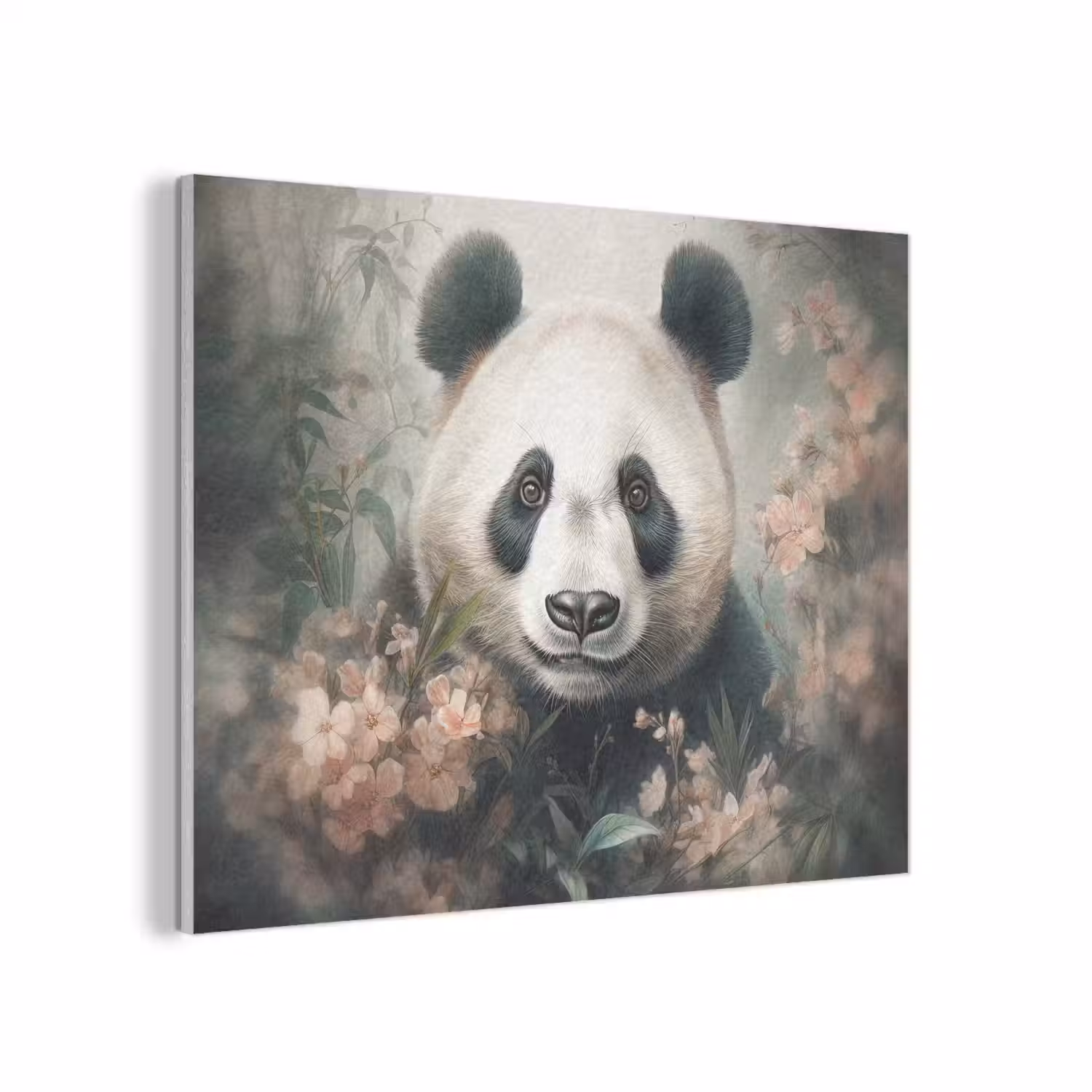 Panda - Dieren - Bloemen - Planten PET vilt klein -3d