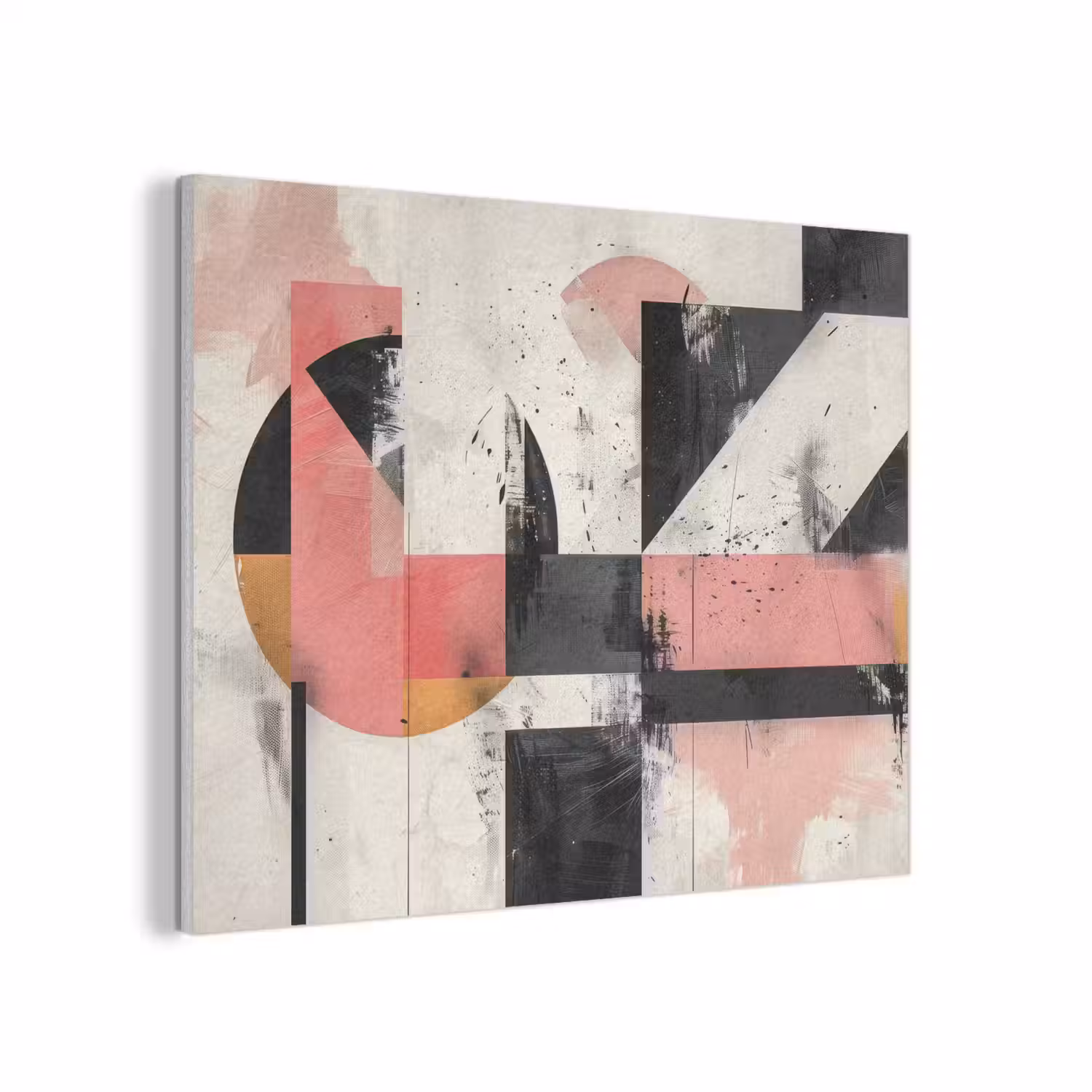 Roze - Abstract - Aesthetic - Modern - Vormen PET vilt klein -3d
