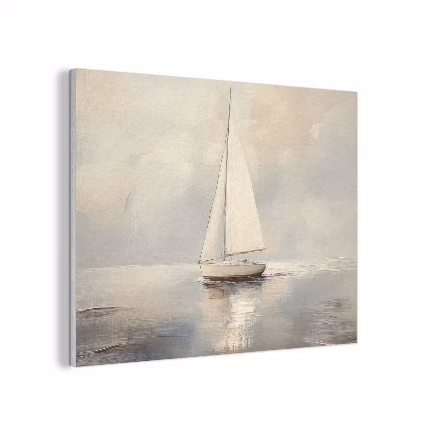 Zeilschip - Zee - Bewolkt PET vilt klein -3d