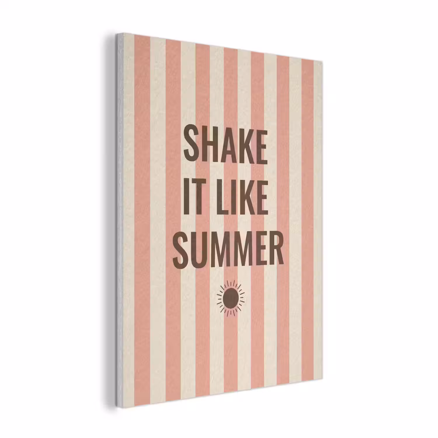 Zomer - Quote - Strepen PET vilt klein -3d