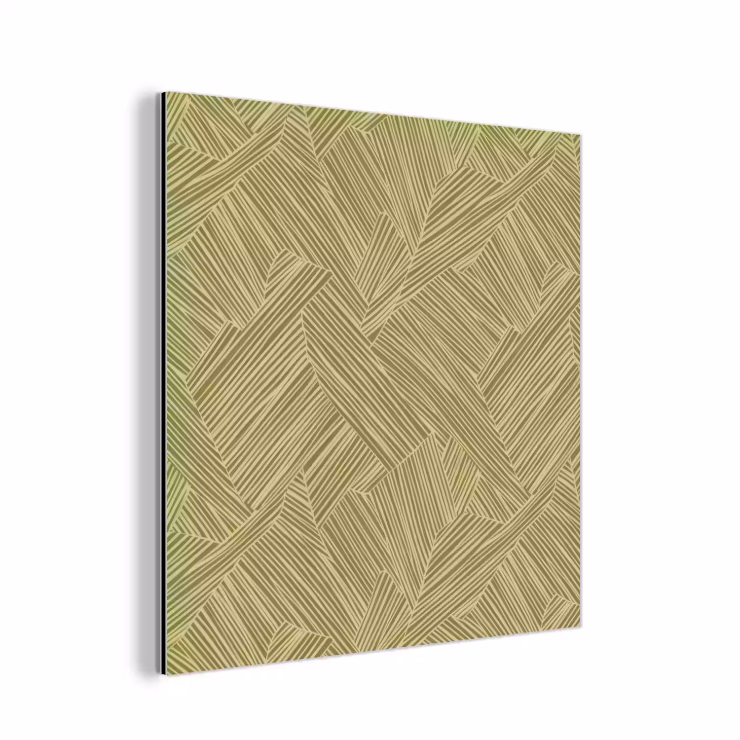 Abstract - Modern - Groen aluminium wit klein 46 -3d