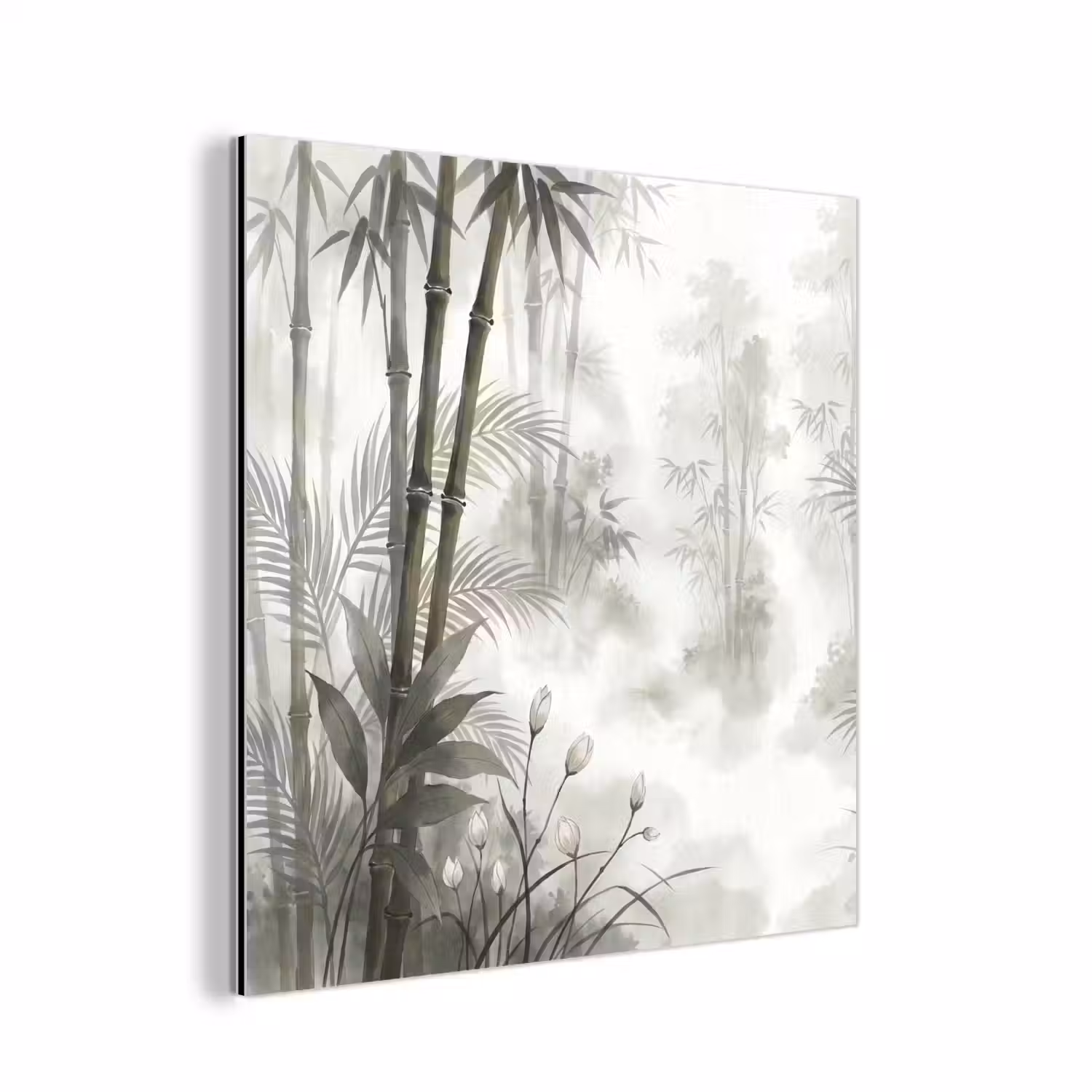 Bloemen - Knop - Tuin - Illustratie - Wit aluminium wit klein -3d