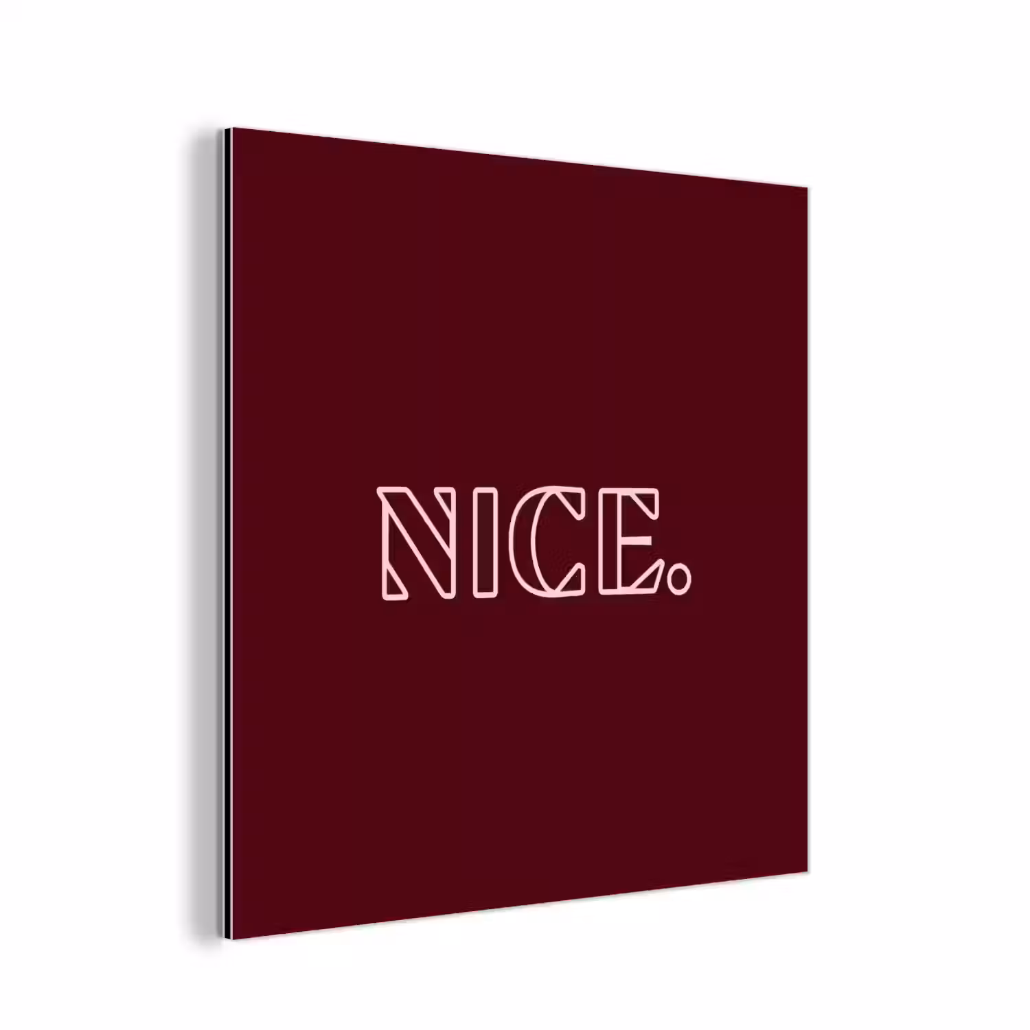 Bordeaux - Nice - minimalistisch aluminium wit klein -3d