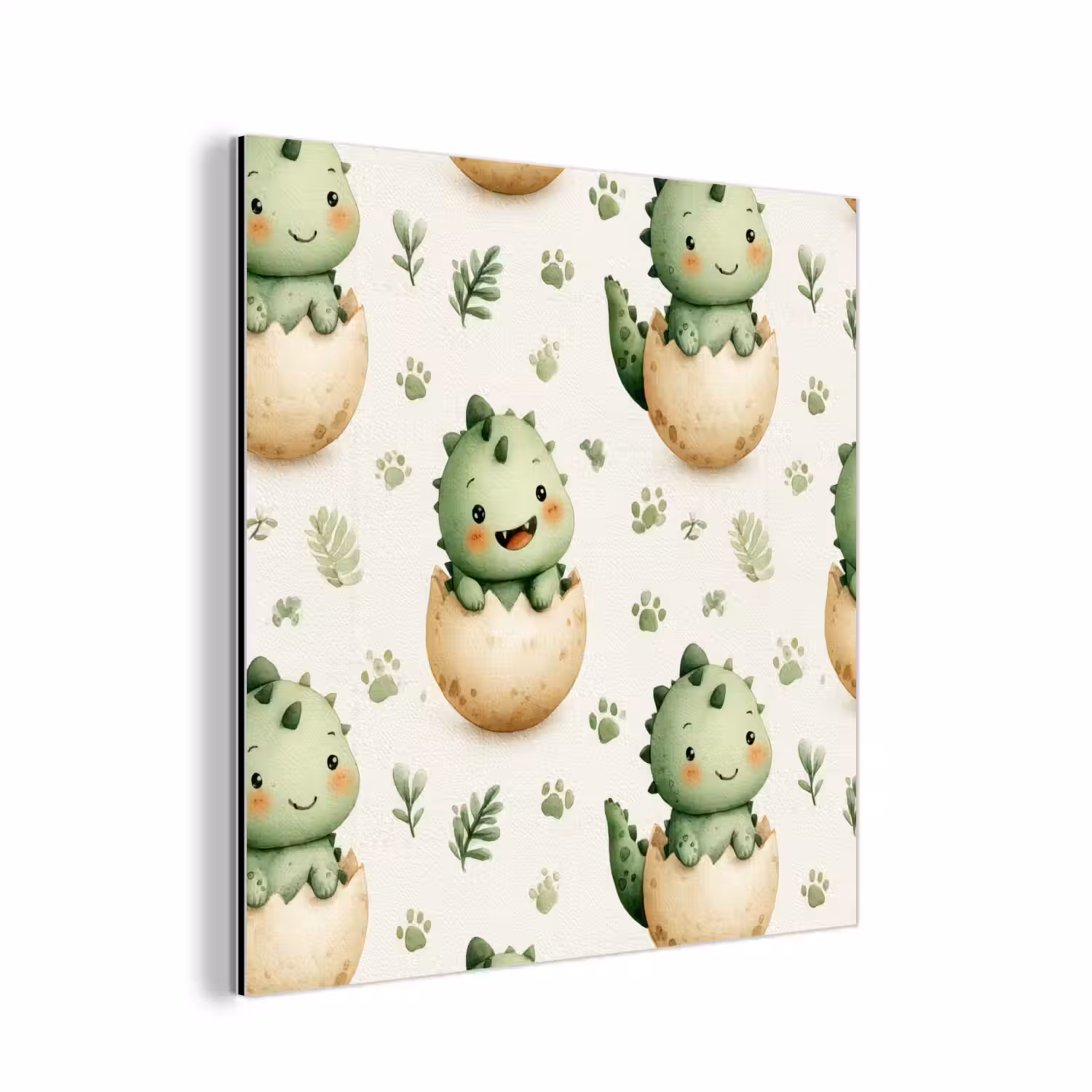 Dino - Eieren - Groen aluminium wit klein 46 -3d