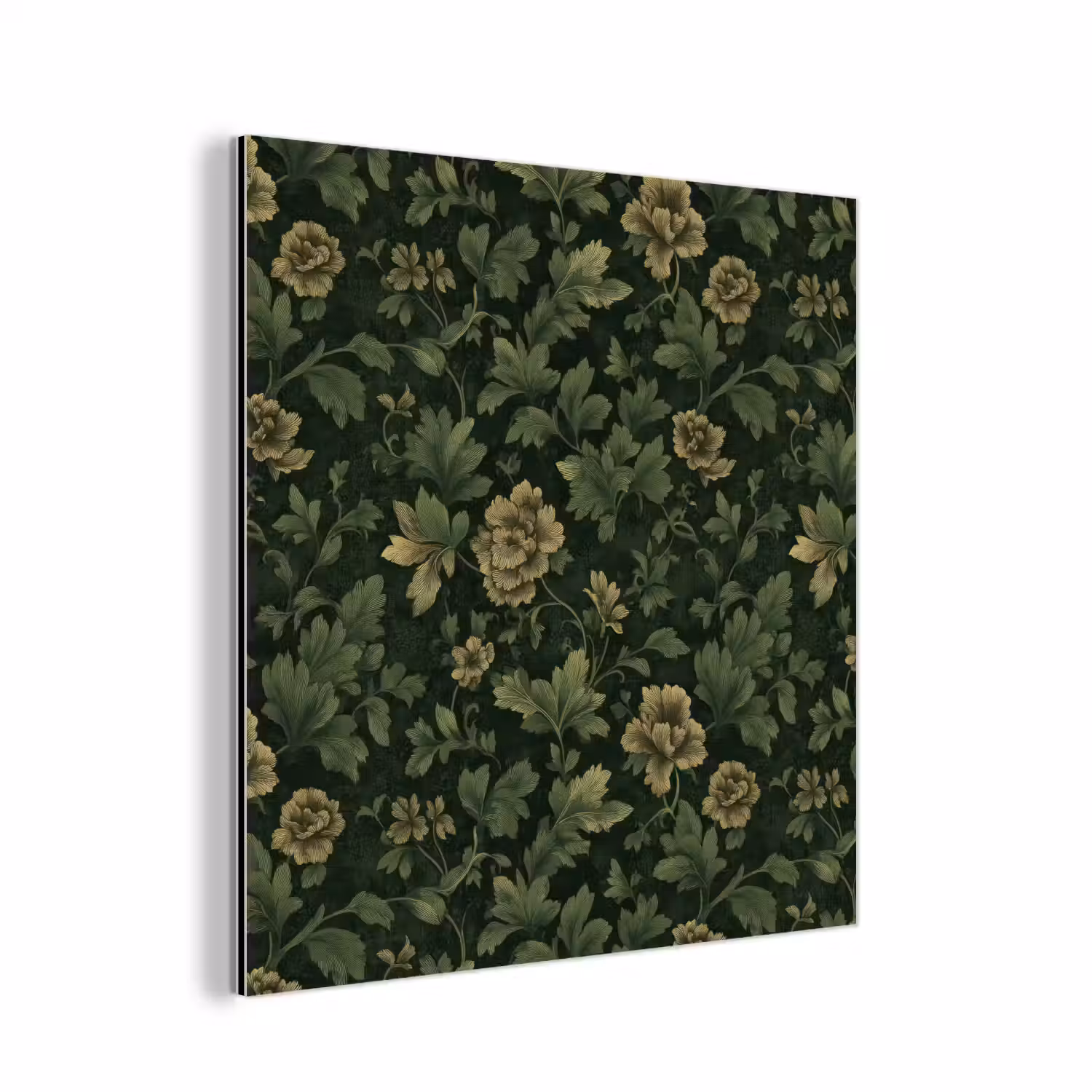 Donker - Groen - Goud - Botanisch aluminium wit klein 46 -3d
