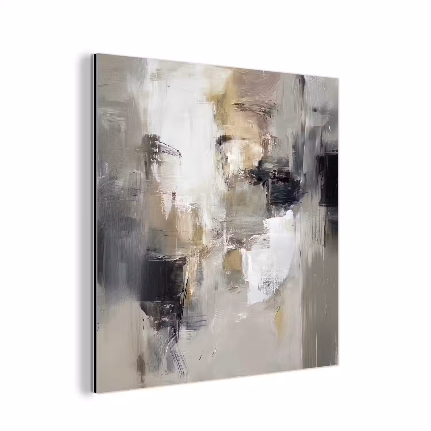 Kleurenpalet - Penseelstreken - Beige - Nevelig aluminium wit klein -3d