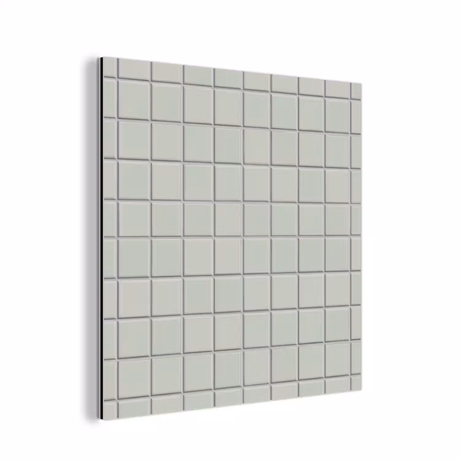 Tegel - Patroon - Lichtgroen aluminium wit klein 46 -3d