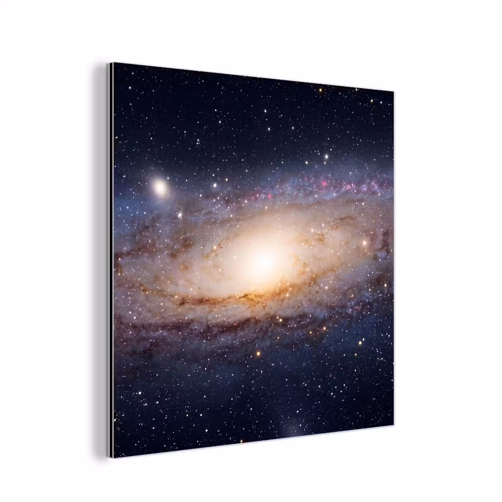 Alu-Dibond-Bild - Galaxie – Weltraum – Kosmos - Sterrenstelsel - Ruimte - Kosmos aluminium wit klein