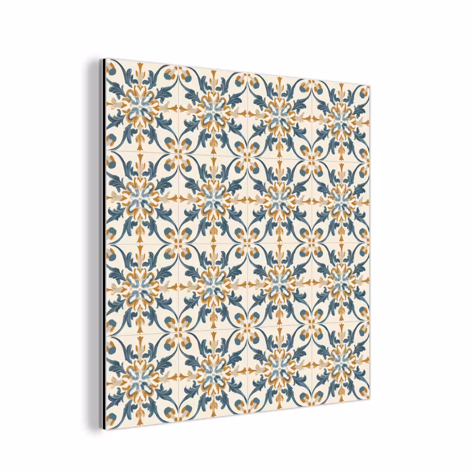 Patroon - Klassiek - Kleurrijk aluminium wit klein 46 -3d