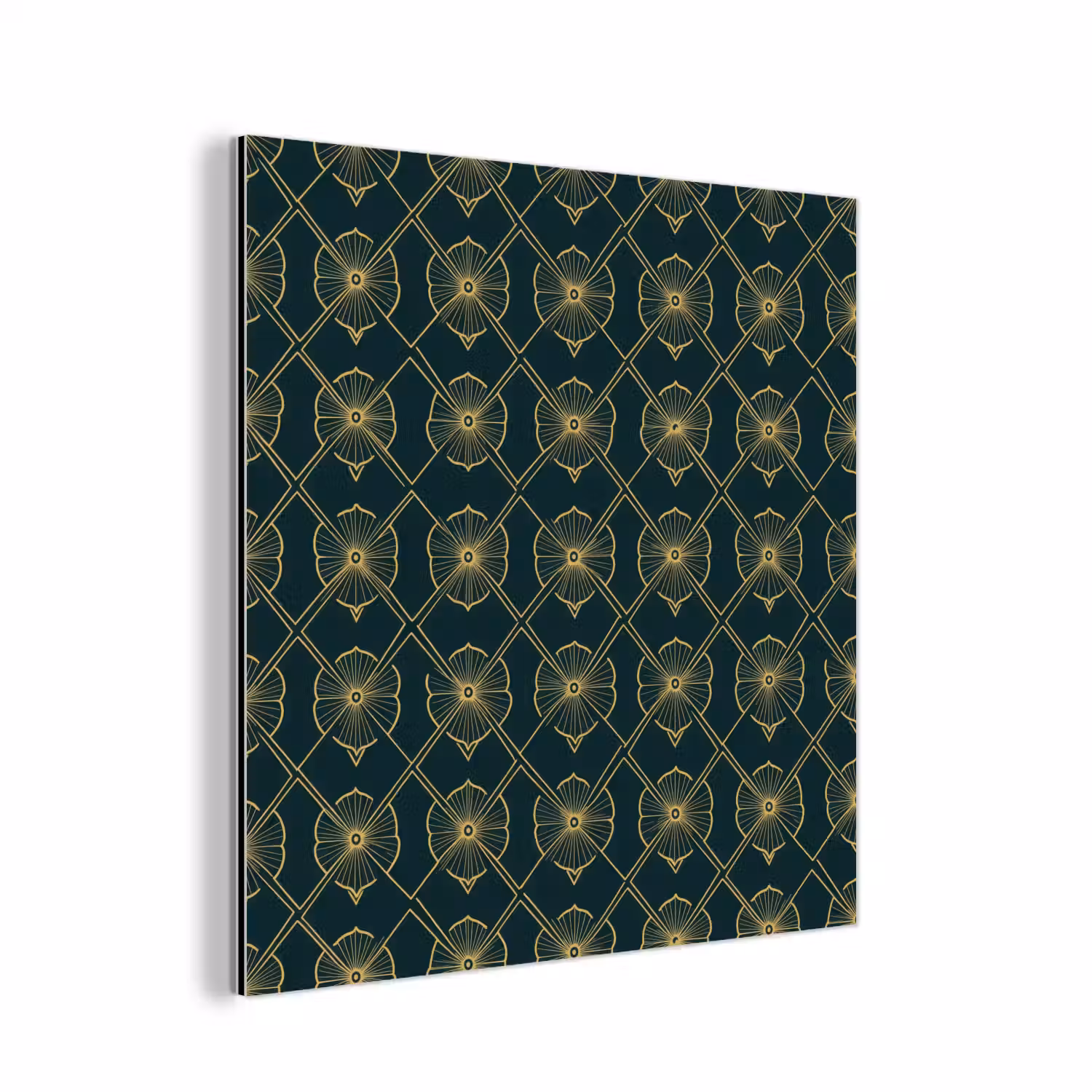 Geometrisch - Elegant - Groen aluminium wit klein 46 -3d