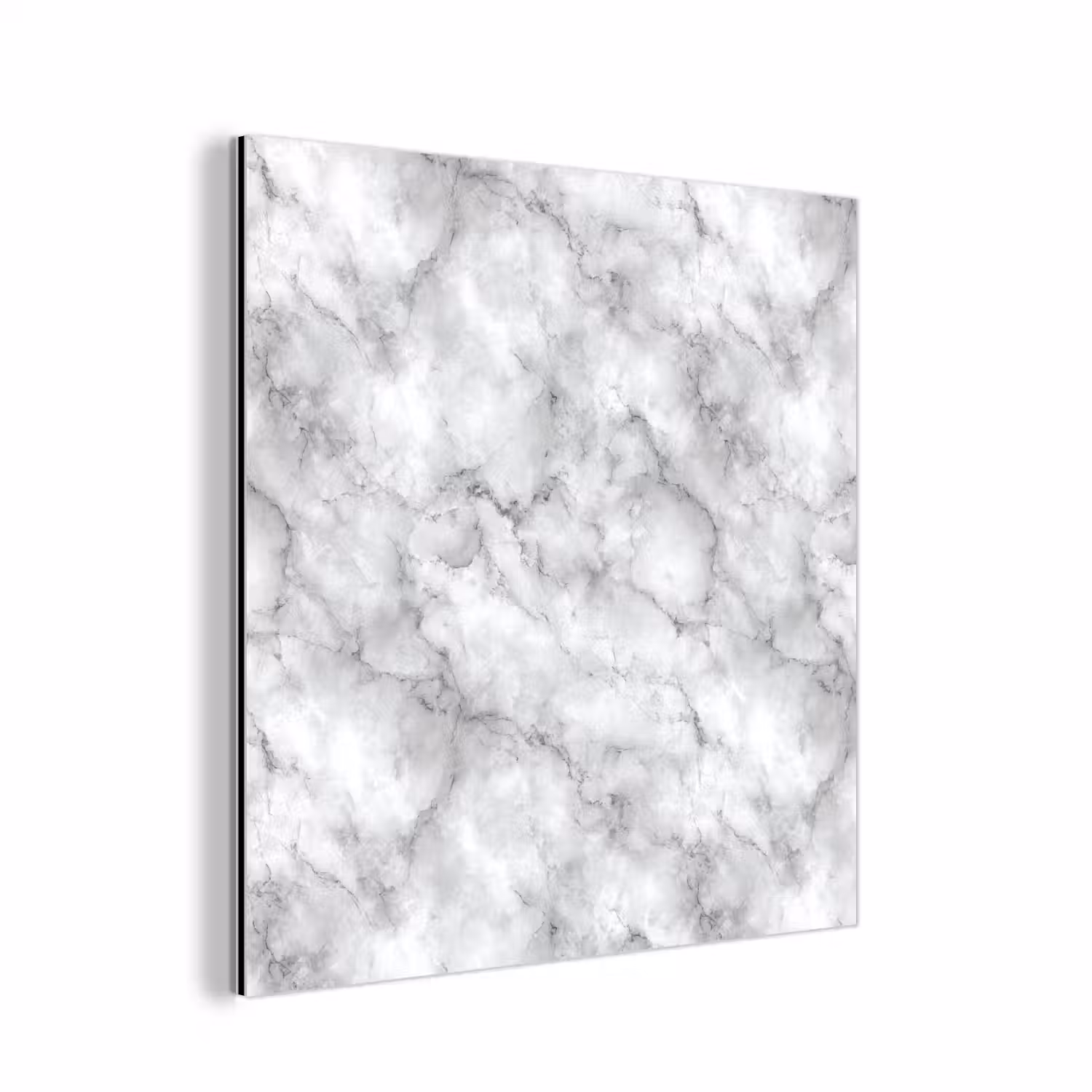 Grijs - Marmer - Klassiek - Aders aluminium wit klein 46 -3d