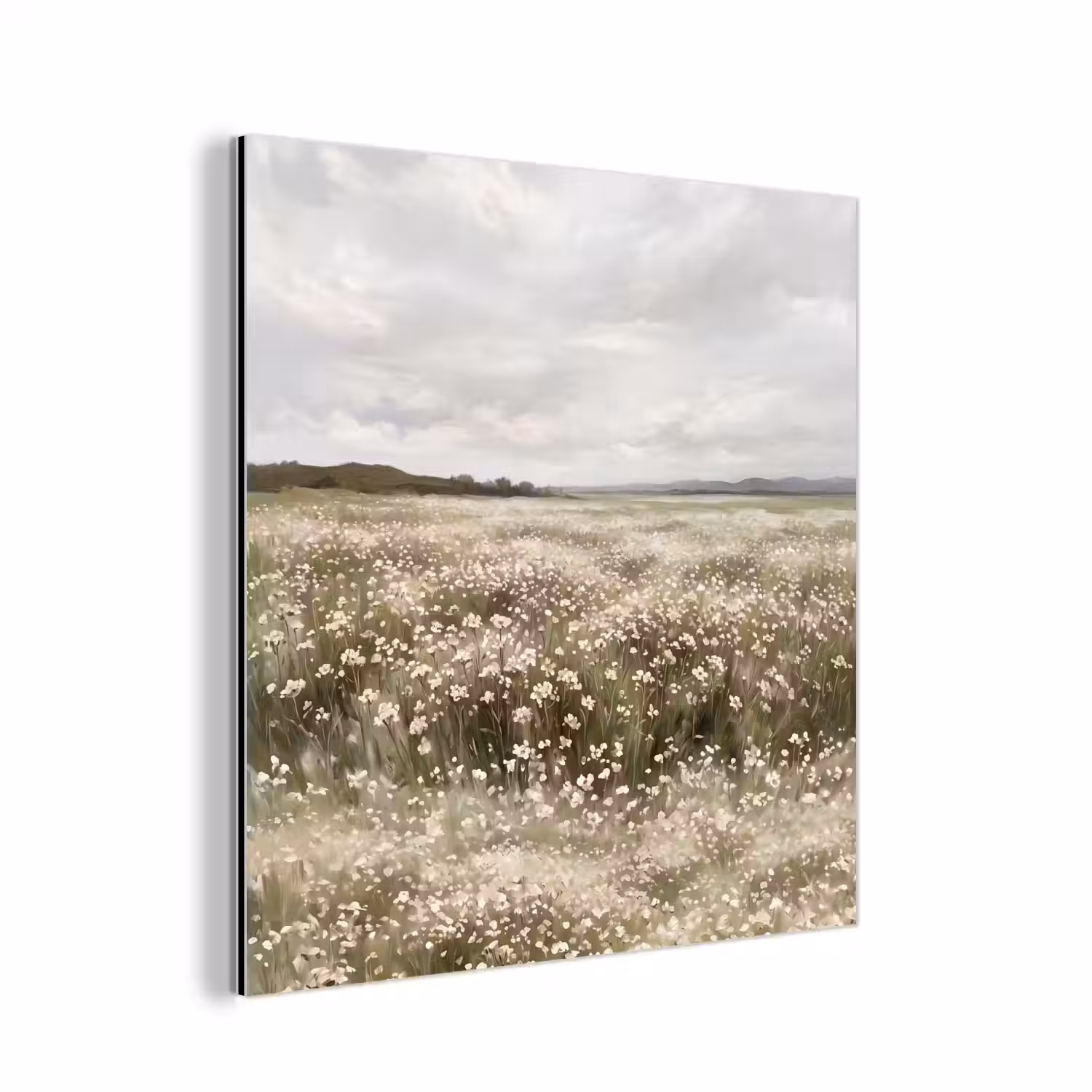 Illustratie - Landschap - Wit aluminium wit klein -3d
