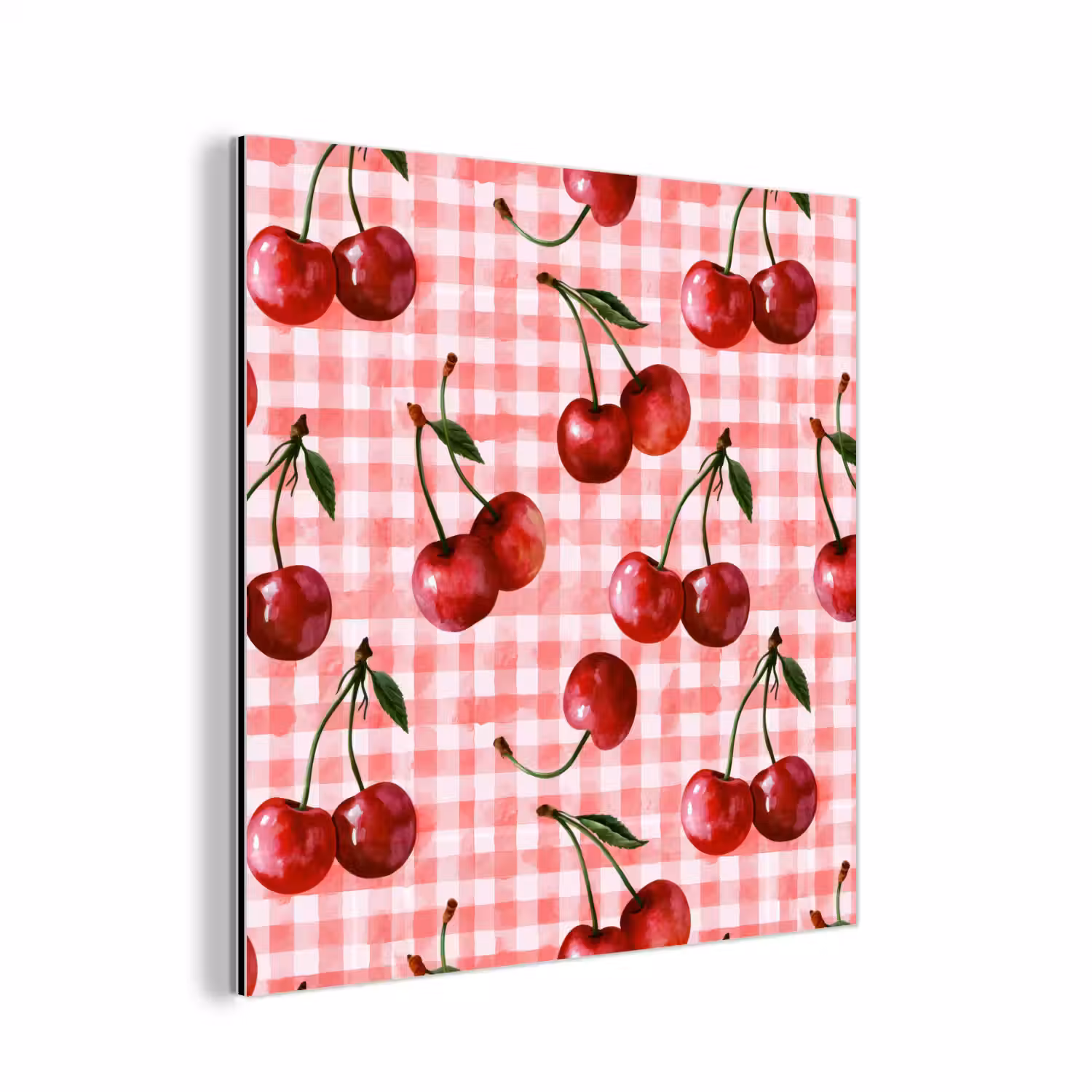 Kersen - Blokken - Rood aluminium wit klein 46 -3d