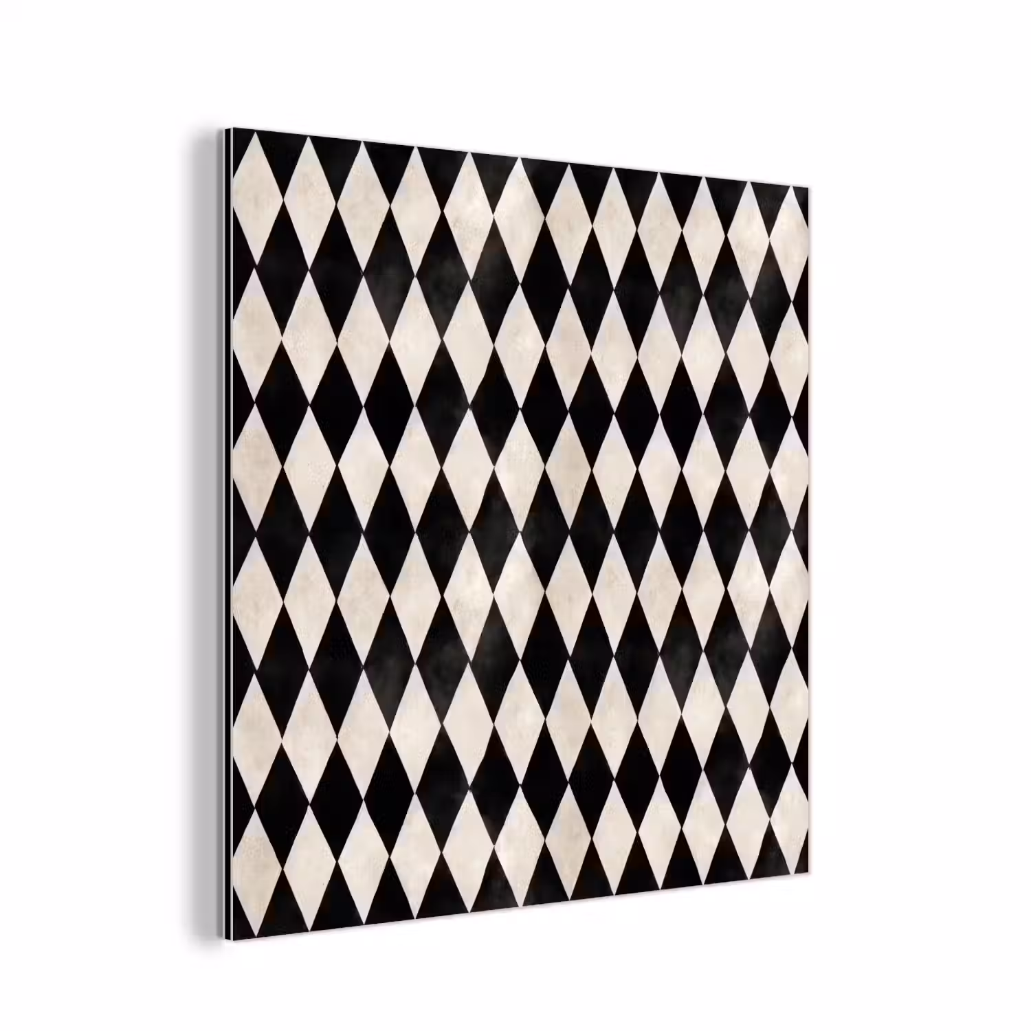 Klassiek - Patroon - Zwart aluminium wit klein 46 -3d