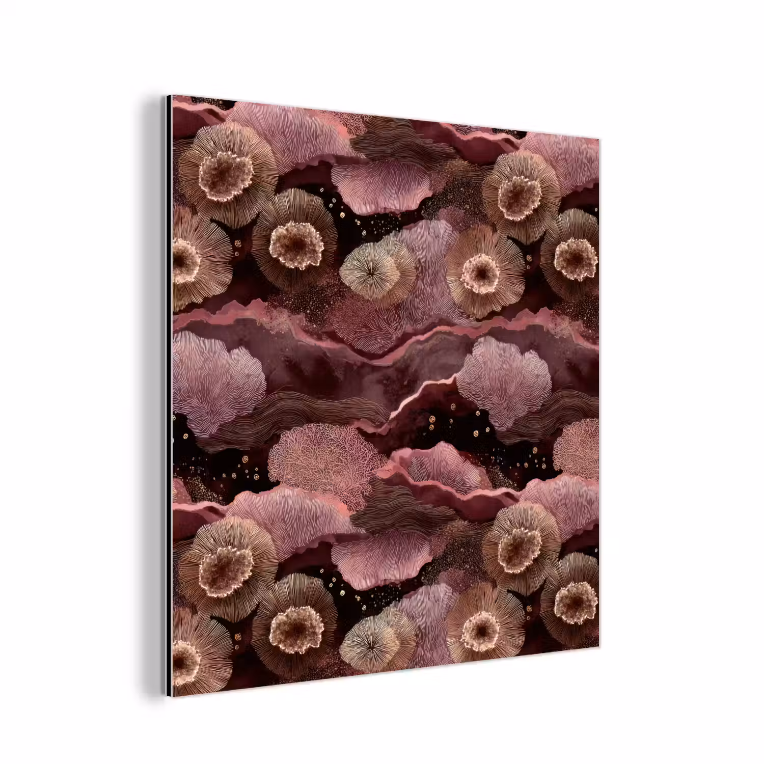 Koraal - Organisch - Roze aluminium wit klein 46 -3d
