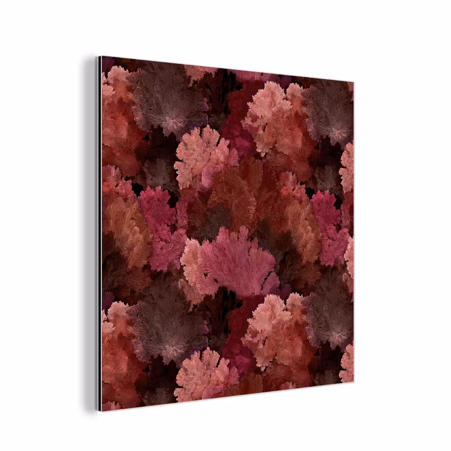 Koraal - Textuur - Kleurrijk aluminium wit klein 46 -3d