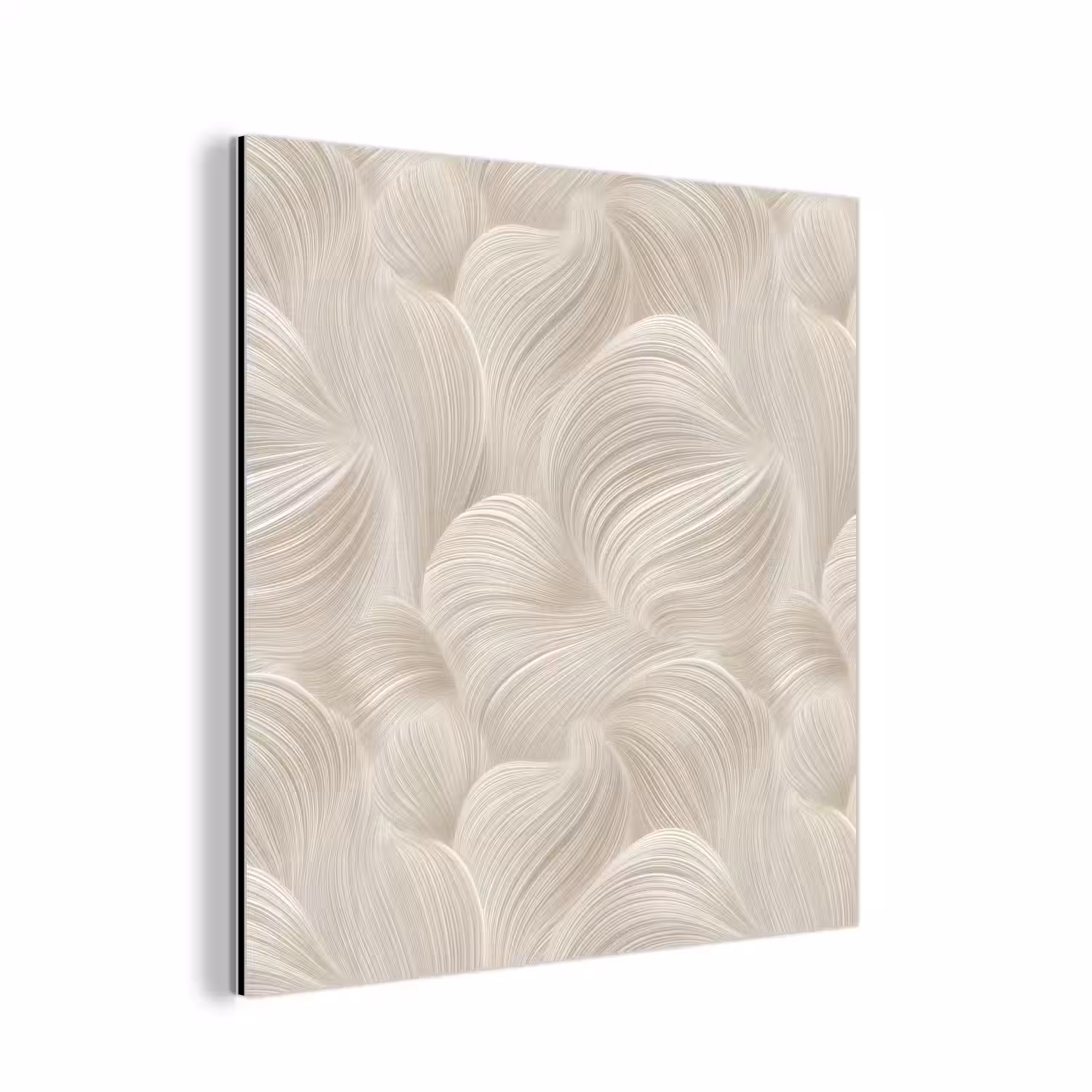 Lijnen - Waaier - Beige aluminium wit klein 46 -3d