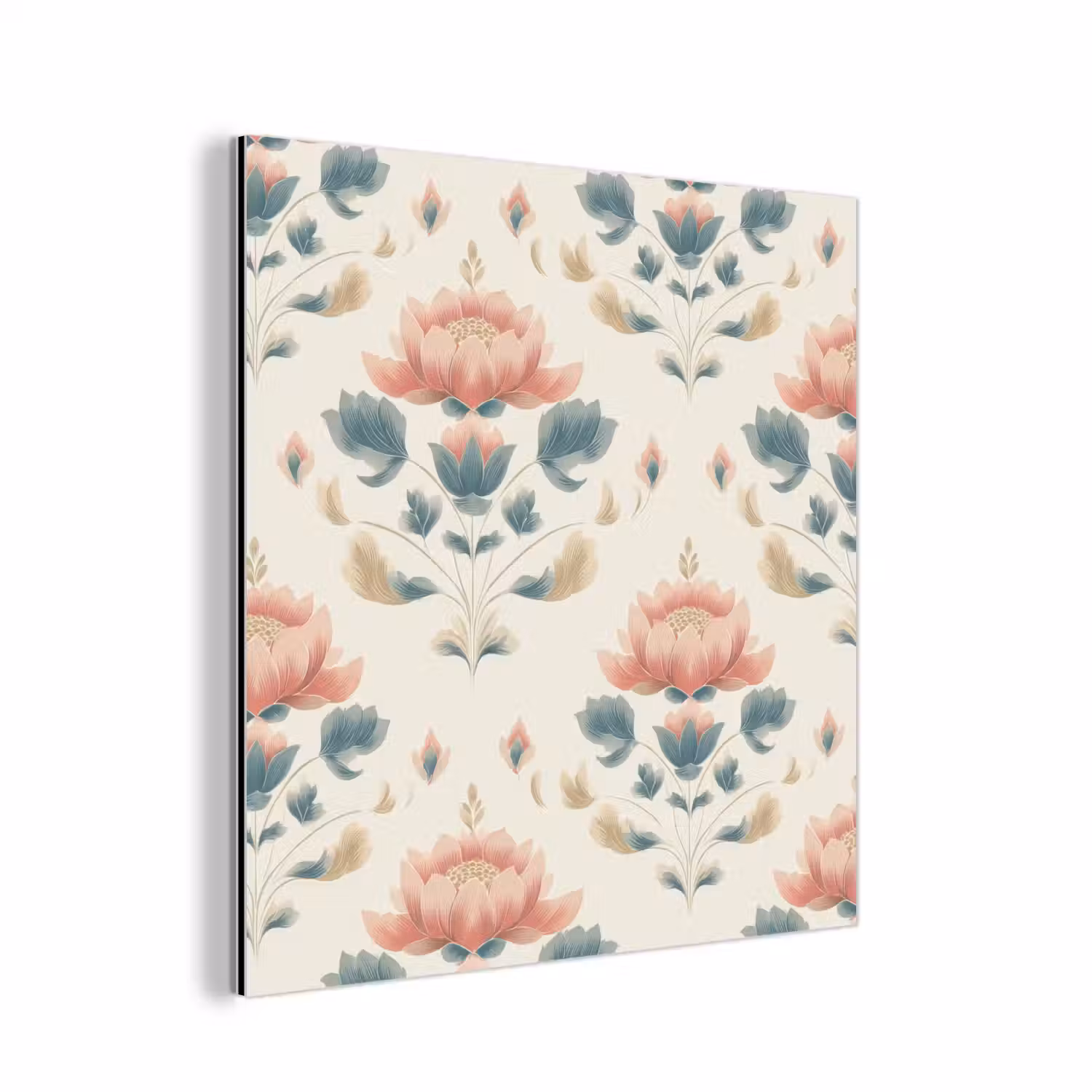 Lotus - Bloemen - Roze aluminium wit klein 46 -3d