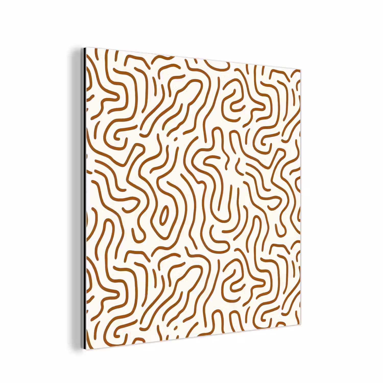 Minimalistisch - Patroon - Terracotta aluminium wit klein 46 -3d