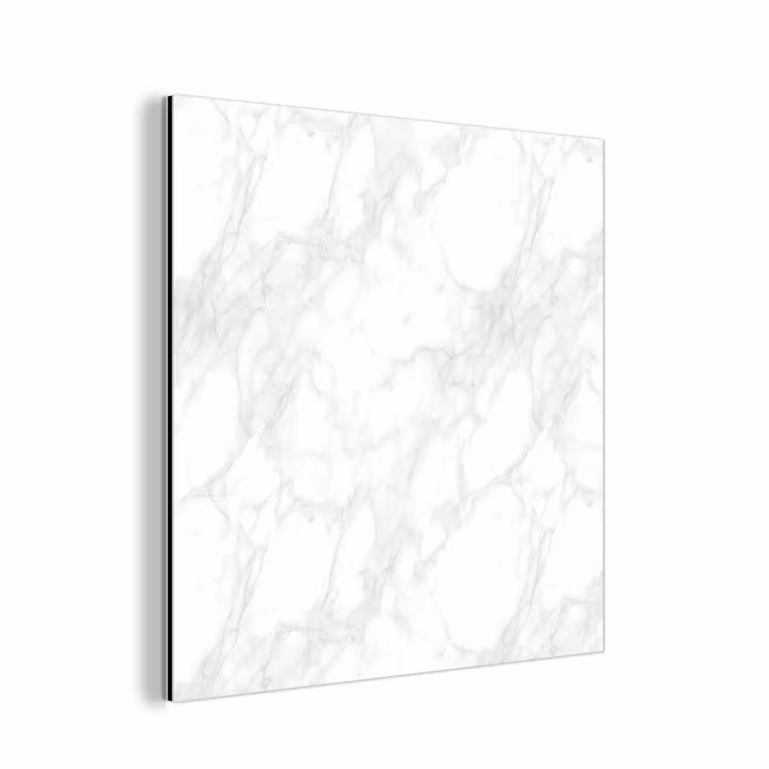 Minimalistisch - Wit - Grijze aders aluminium wit klein 46 -3d
