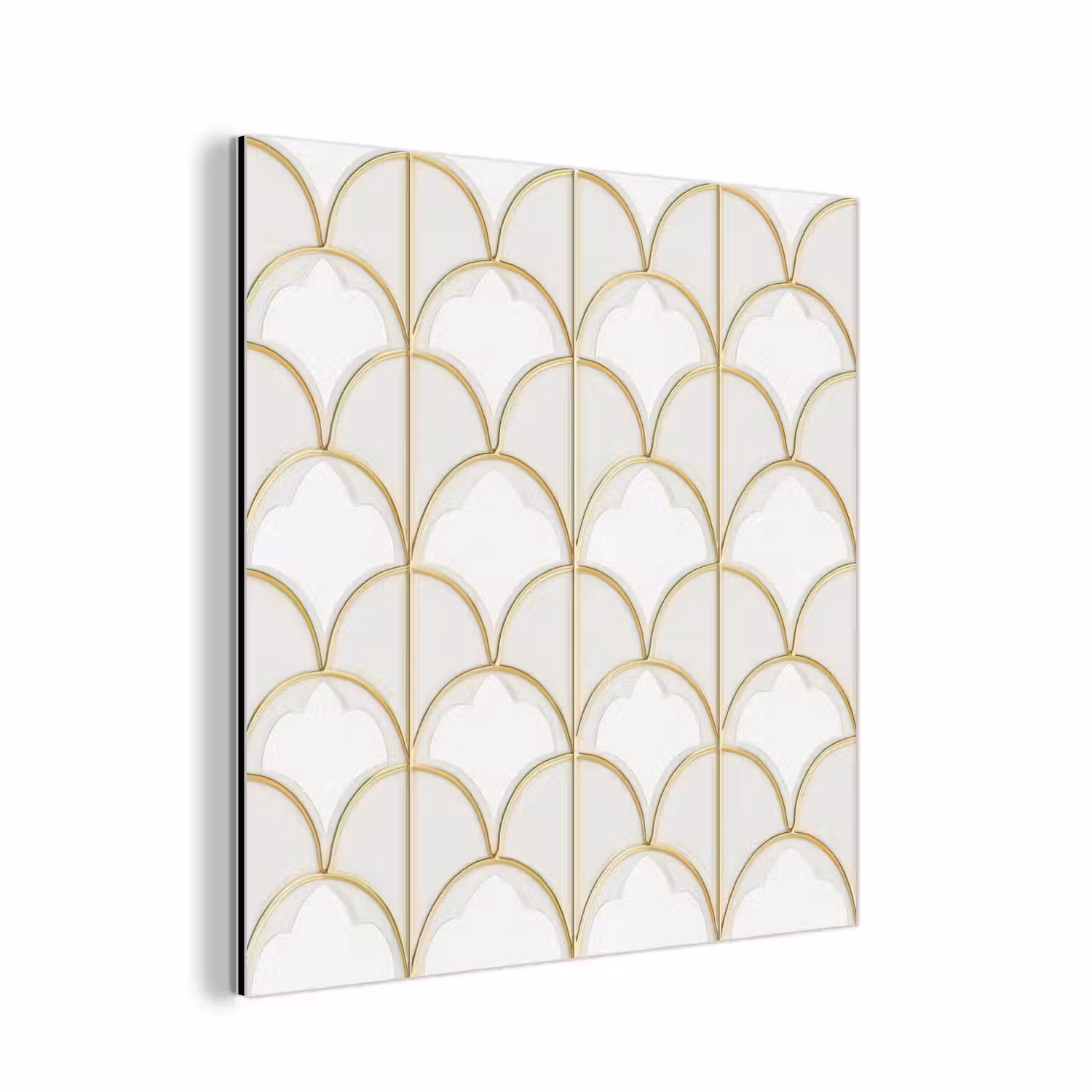 Mozaïek - Bogen - Goud aluminium wit klein 46 -3d
