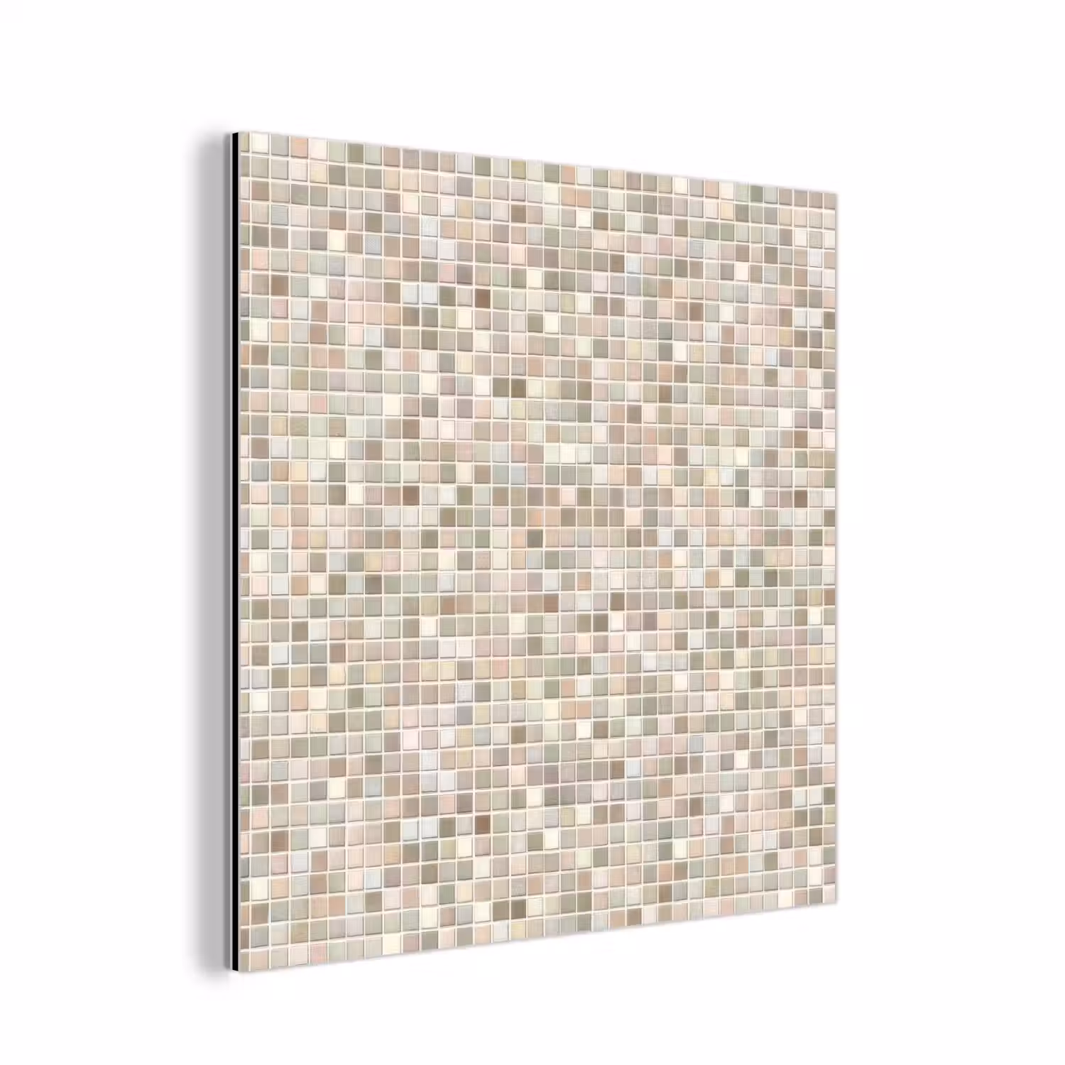 Mozaïek - Patroon- Taupe aluminium wit klein 46 -3d