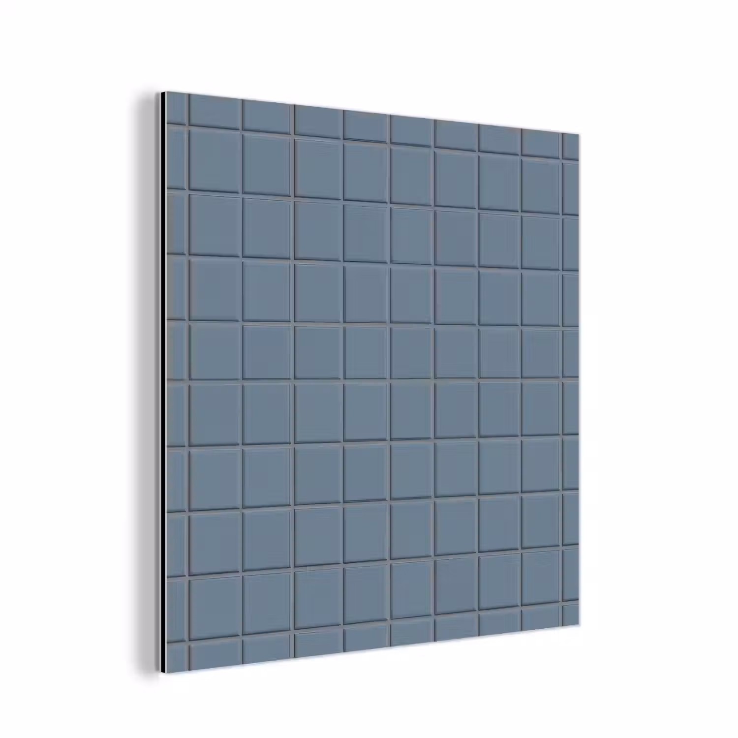 Patroon - Tegel - Blauwgrijs aluminium wit klein 46 -3d