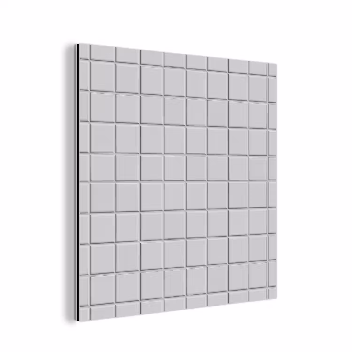 Patroon - Tegels - Licht - Grijs aluminium wit klein 46 -3d
